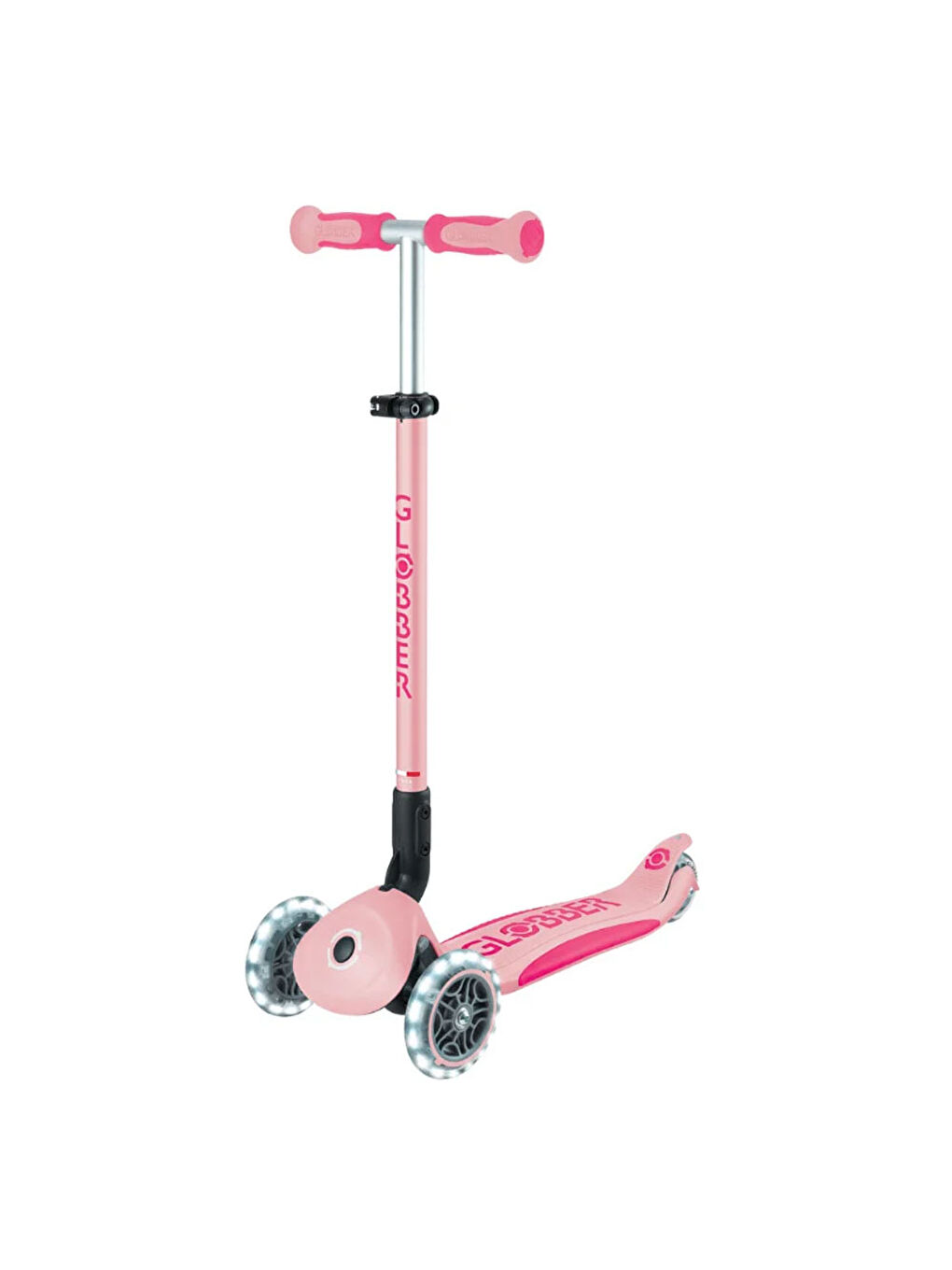 Go Up Deluxe Işıklı Scooter Pastel Pembe 646-710-5