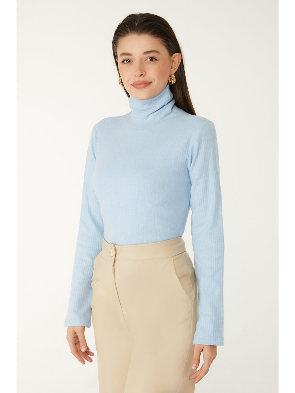 Fitilli Badi Bebe Mavi - 26537-3