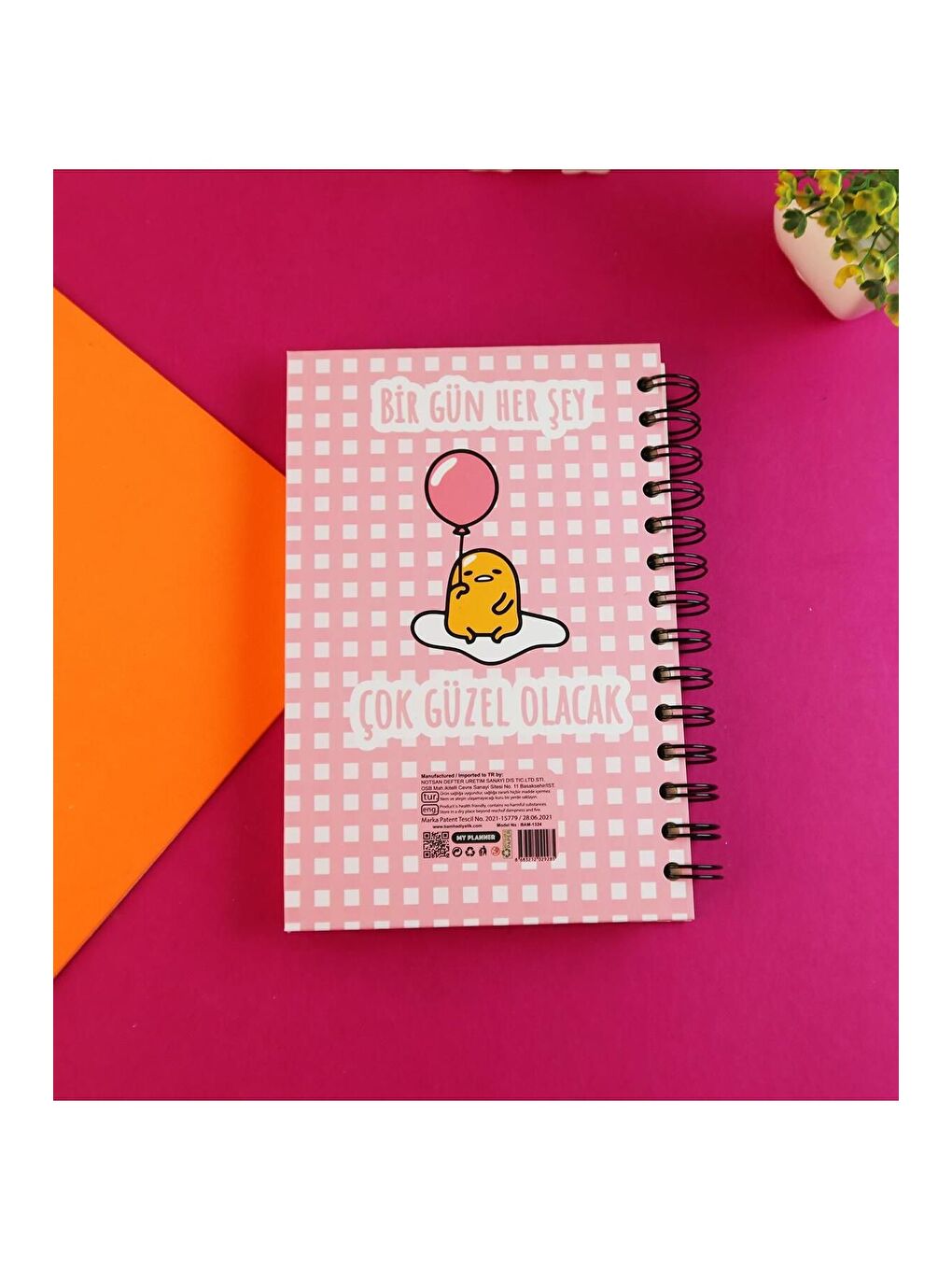 Özel Tasarım Spiralli 15 21 cm Dot Defter  Eskiz Defteri  Doodle Book   2 SAYFA STICKER HEDİYELİ-4
