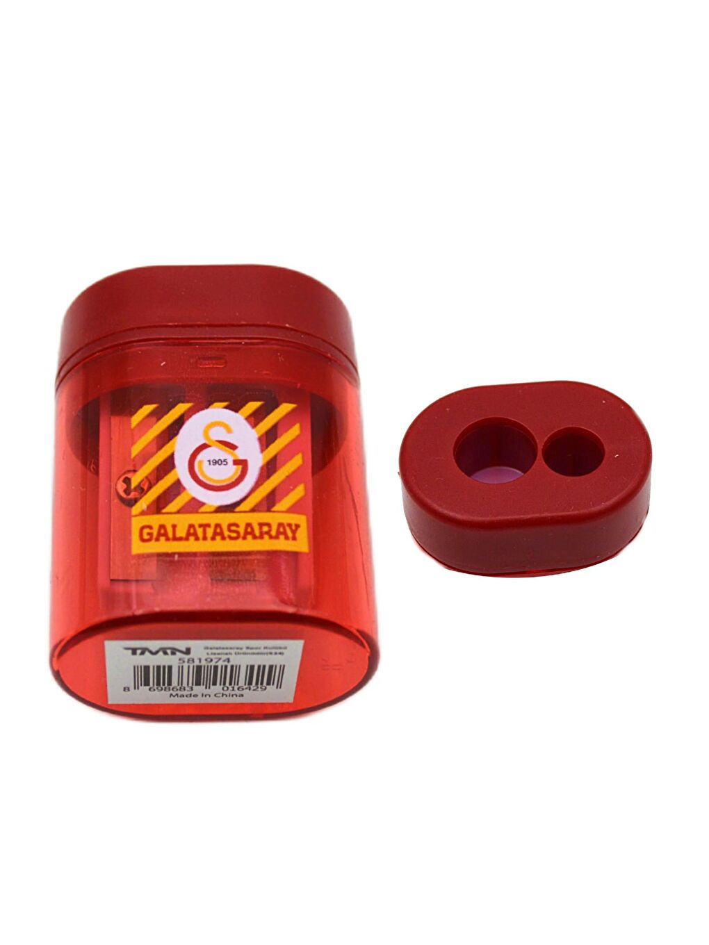 Çift Bıçaklı (Gözlü) Hazneli Oval Kalemtraş - Tekli