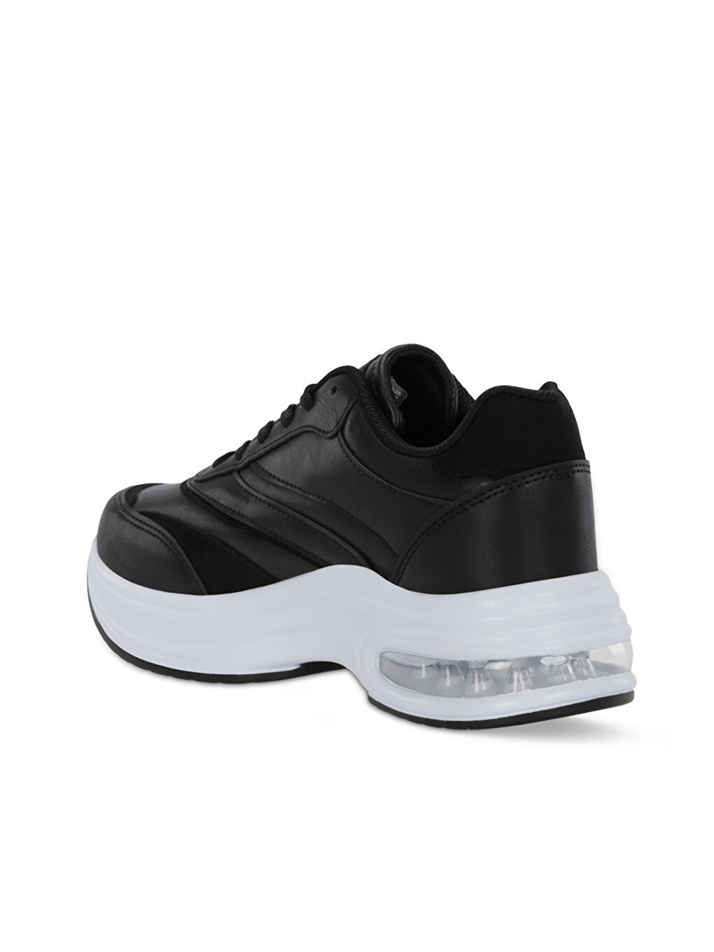 ZERDA Kadın Siyah / Beyaz Günlük Spor Ayakkabısı-2