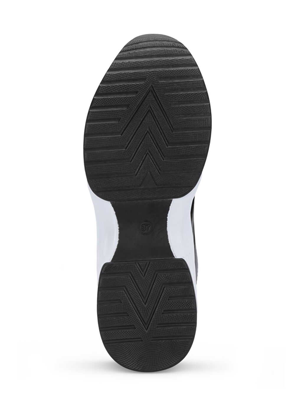 ZERDA Kadın Siyah / Beyaz Günlük Spor Ayakkabısı-6