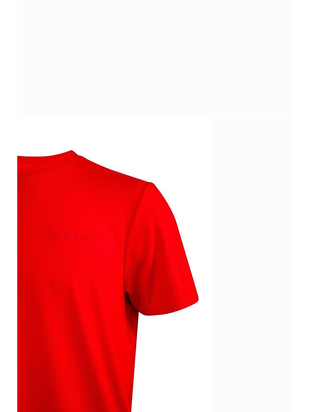 Winson Erkek Viloft Sıfır Yaka T-Shirt Kırmızı-1