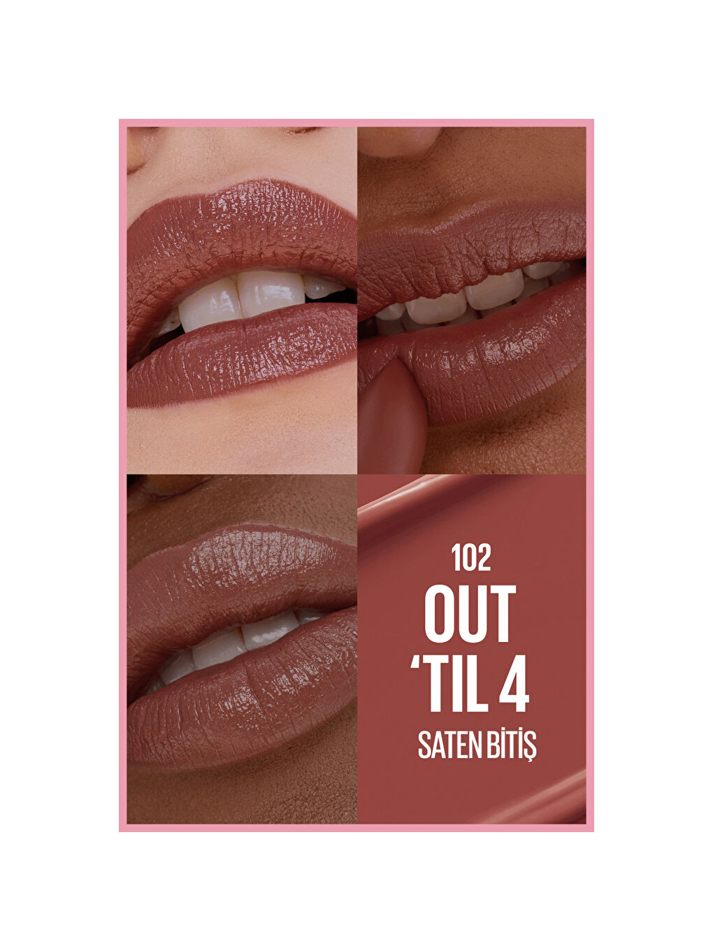 Serum Etkili Hyalüronik Asit ve Besleyici Yağ İçeren Ruj - 102 Out 'Til 4-9