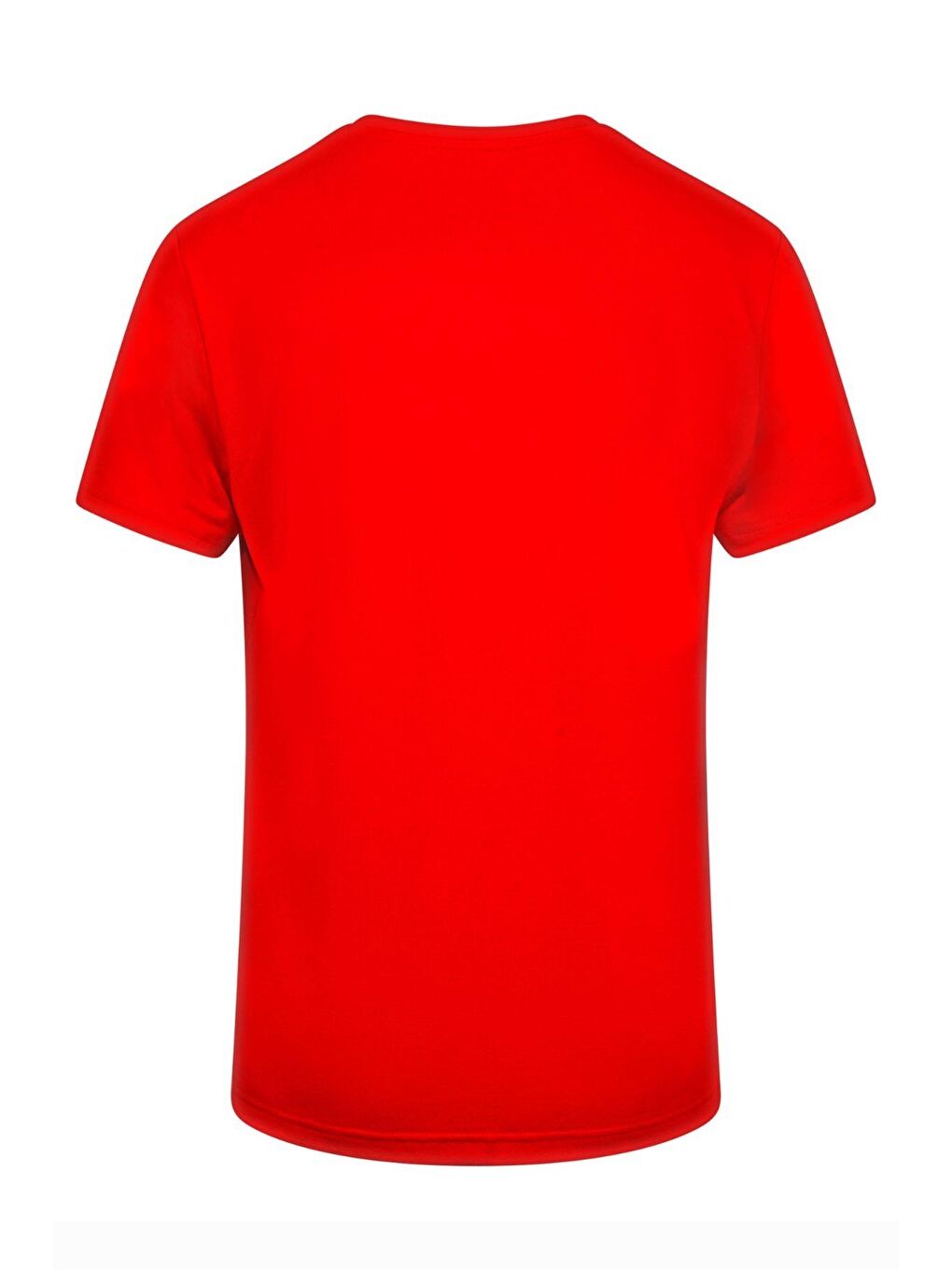 Winson Erkek Viloft Sıfır Yaka T-Shirt Kırmızı-3