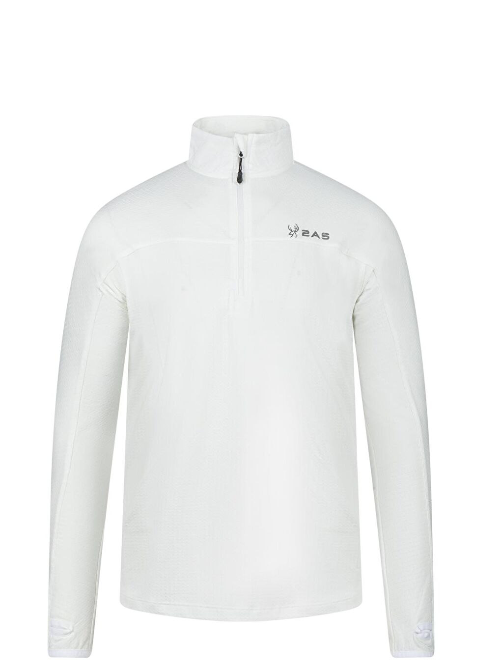 Kolima Yarım Fermuarlı Sweatshirt Erkek Beyaz