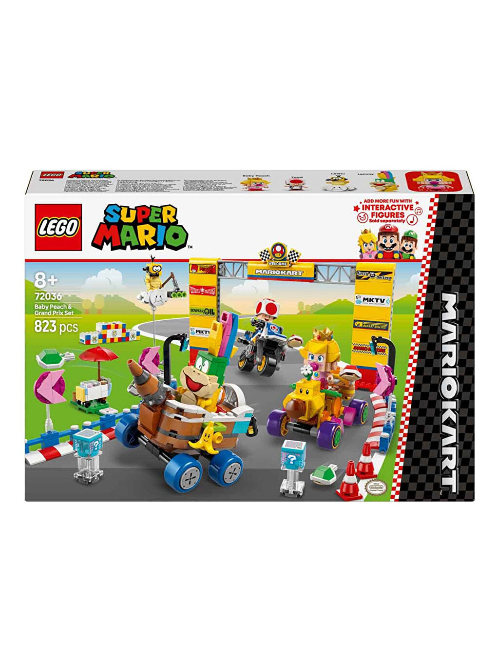 Super Mario Kart Baby Peach ve Grand Prix Seti 72036-5