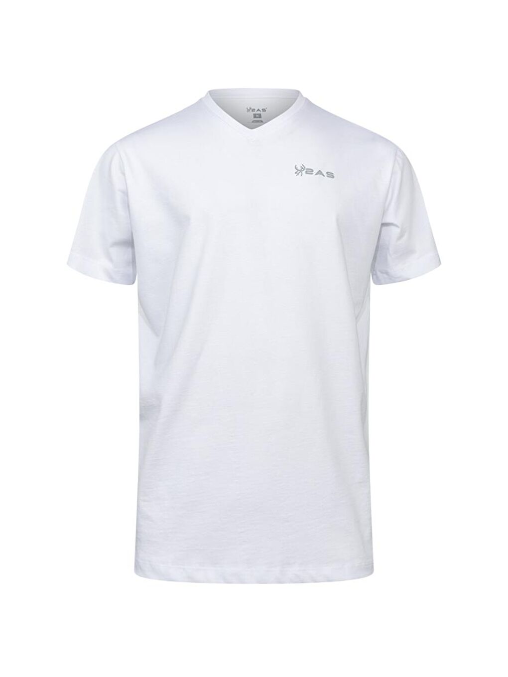 Beyaz Alvın Erkek V Yaka T-shırt