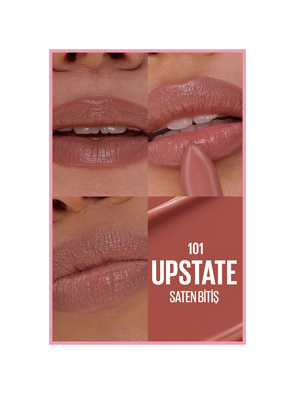 Serum Etkili Hyalüronik Asit ve Besleyici Yağ İçeren Ruj - 101 Upstate-9