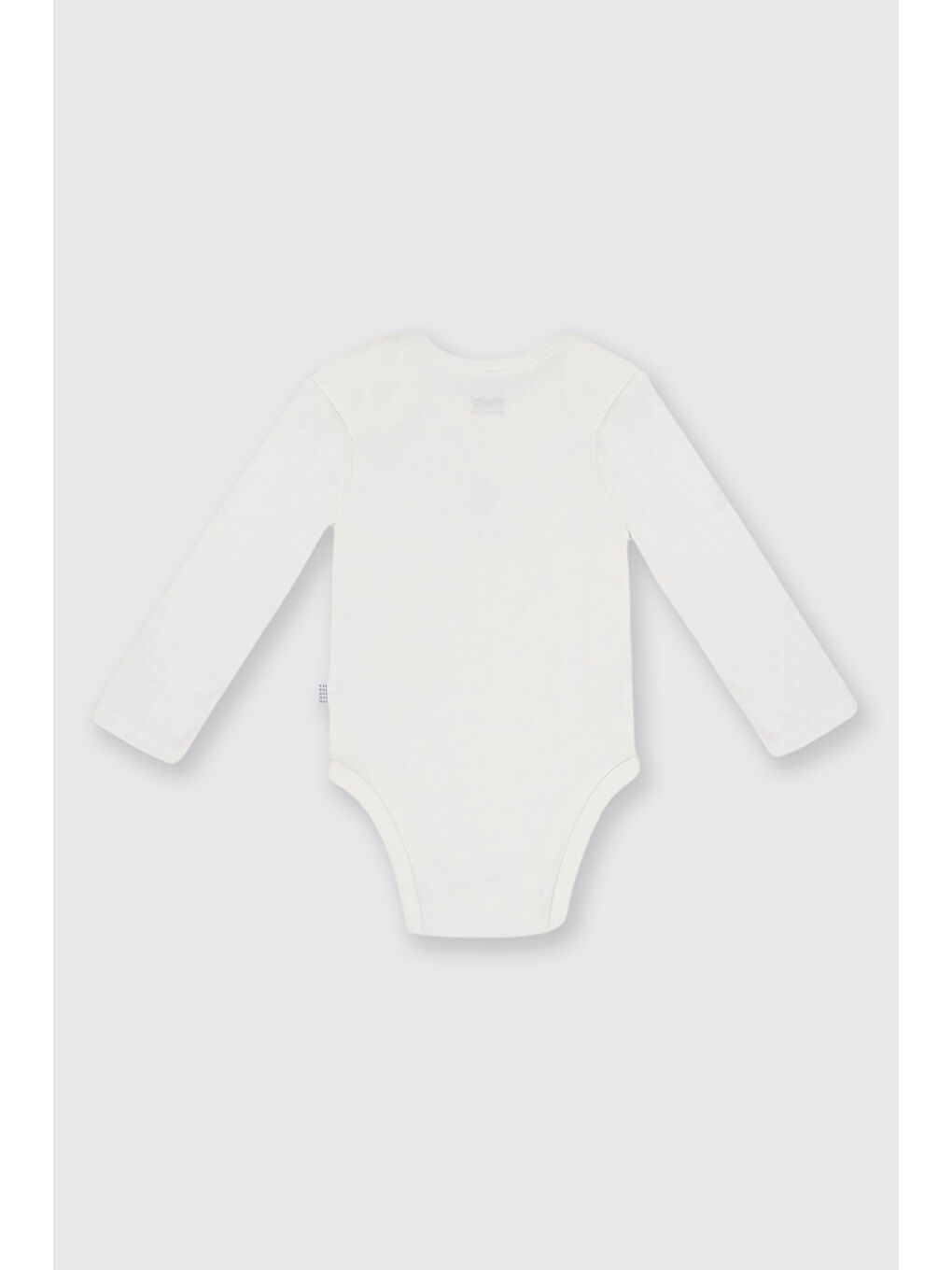 Yenidoğan Desenli Ve Düz 2'li Ekru Body Set-3