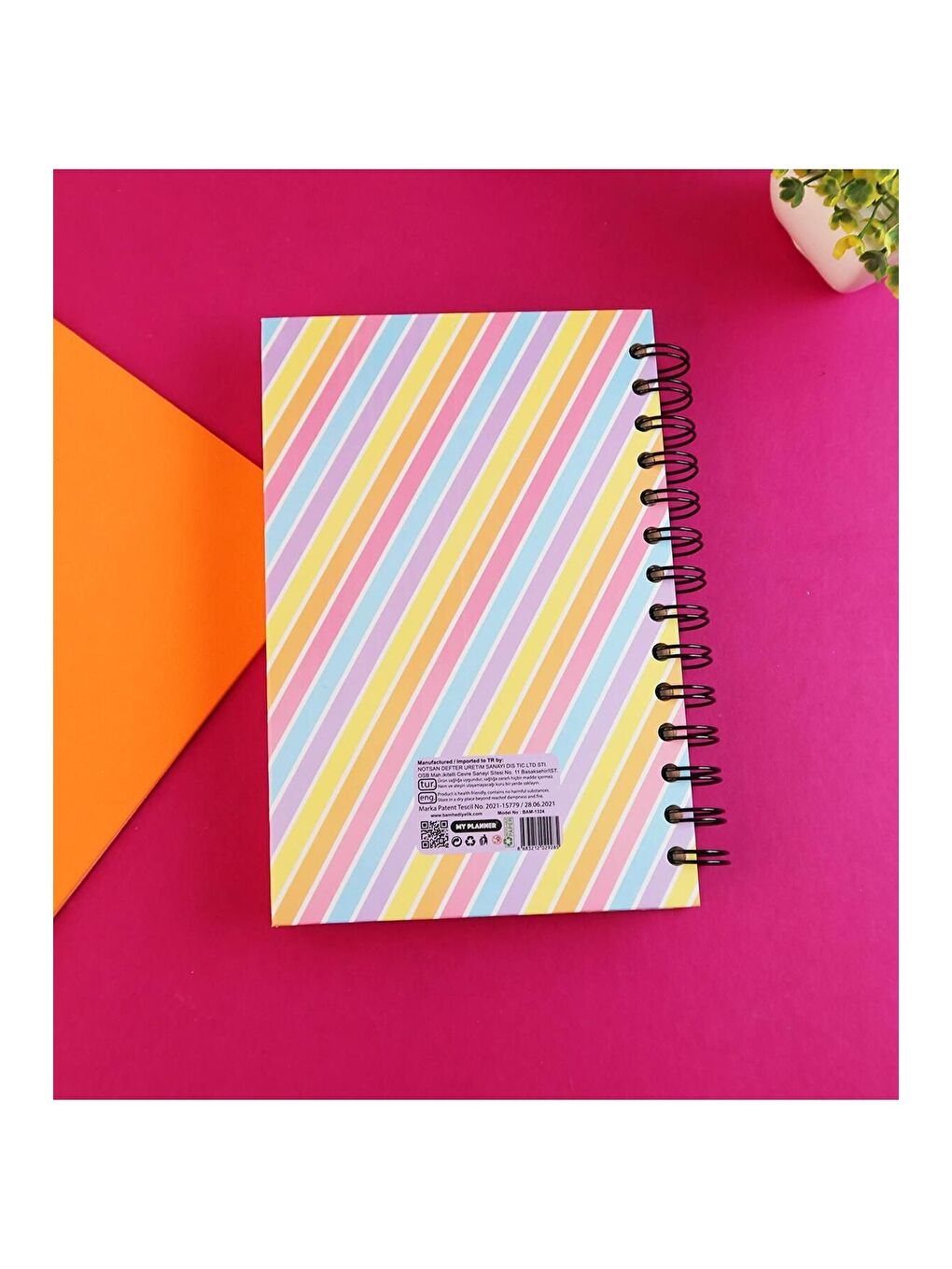 Özel Tasarım Spiralli 15 21 cm Dot Defter  Eskiz Defteri  Doodle Book   2 SAYFA STICKER HEDİYELİ-2