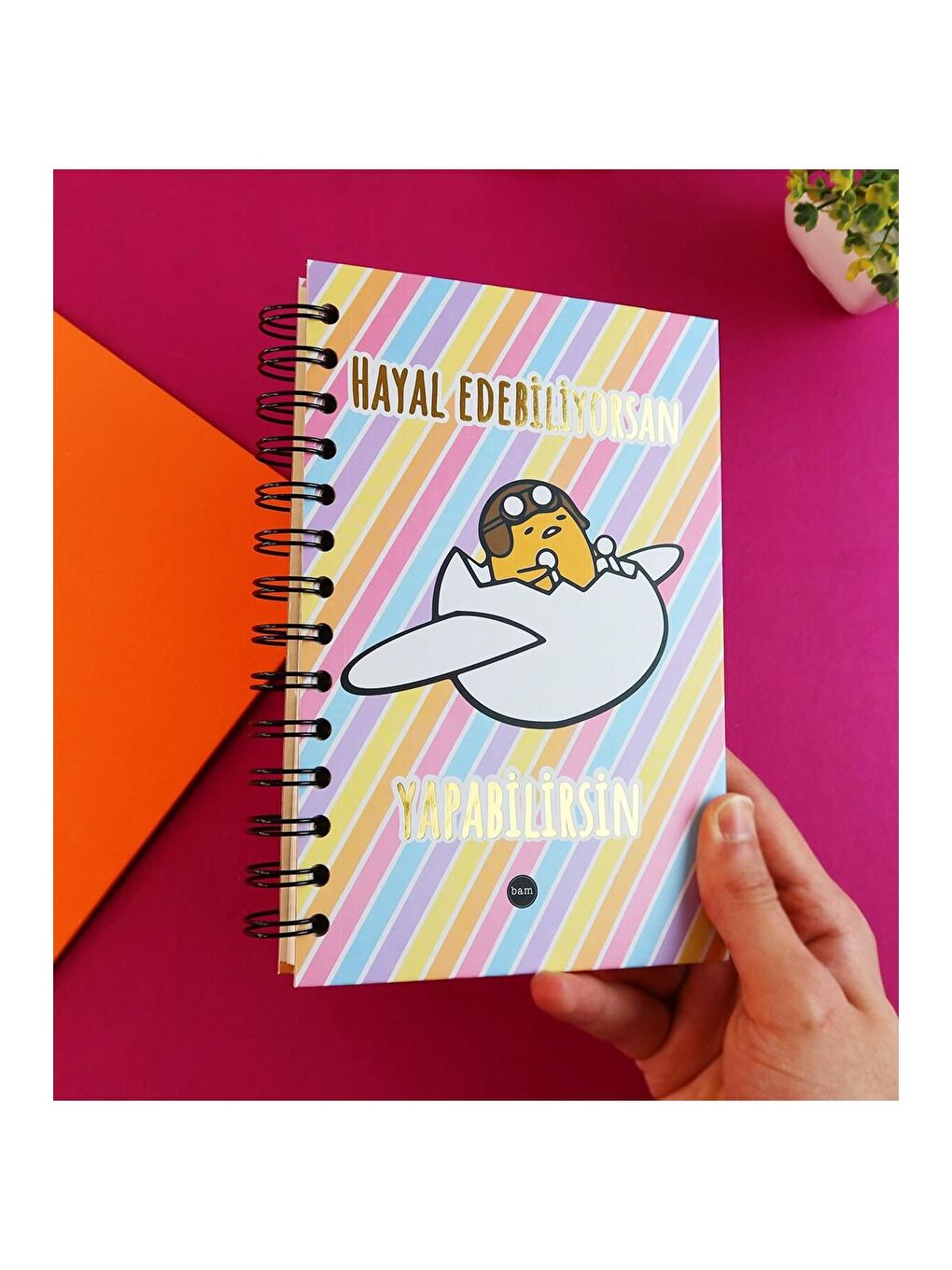 Özel Tasarım Spiralli 15 21 cm Dot Defter  Eskiz Defteri  Doodle Book   2 SAYFA STICKER HEDİYELİ-4