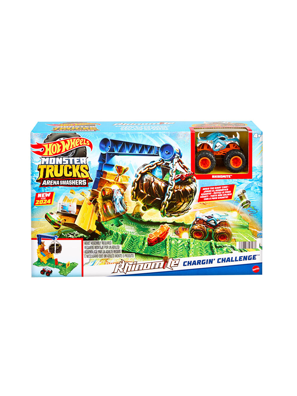 Hot Wheels Monster Trucks Arenada Rhinomite Mücadelesi HTP18 - 2