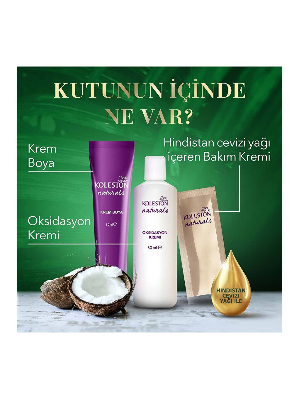 Wella Renksiz Koleston Naturals Saç Boyası 7/1 Küllü Kumral - 3