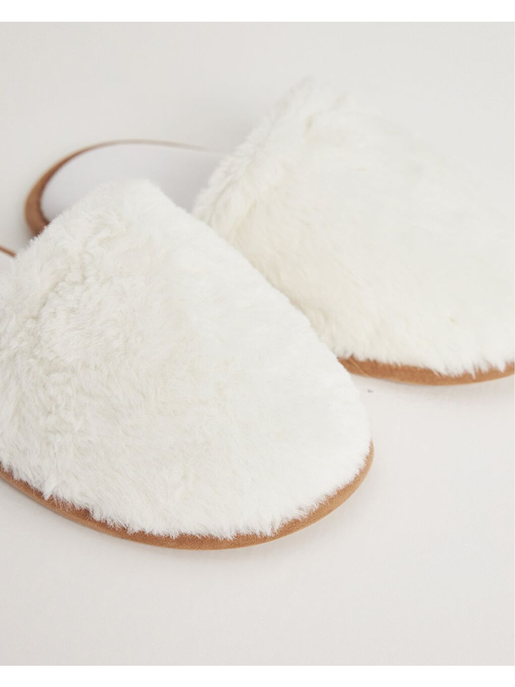 Bej Kadın Sade Ev Terlik - HOLY-1