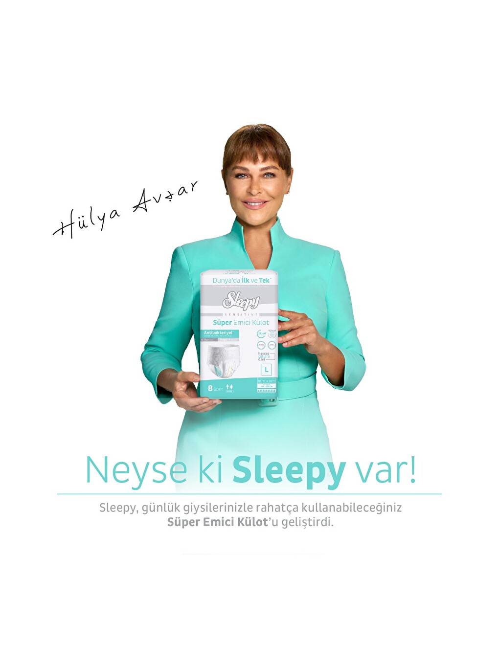 Sensitive Antibakteriyel Emici Külot Small 30x2 60 Adet-1