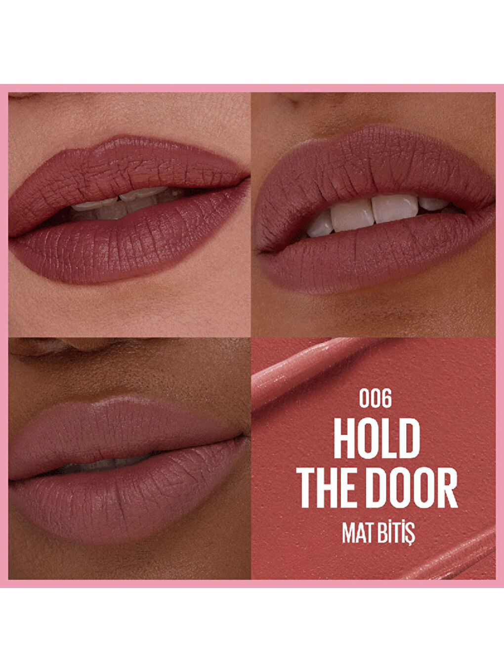 Serum Etkili Hyalüronik Asit ve Besleyici Yağ İçeren Ruj - 006 Hold The Door-2