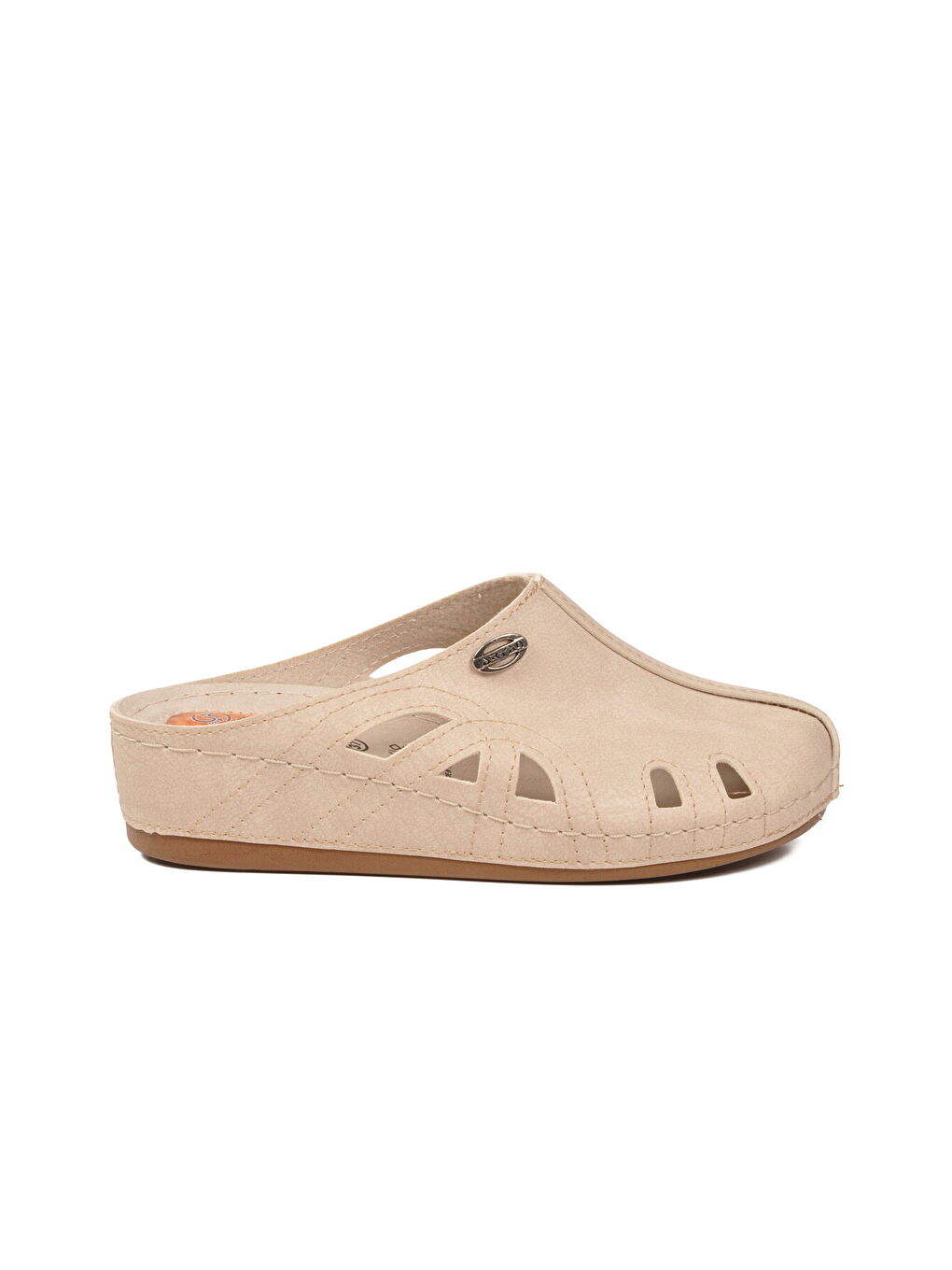 Bej Jel Taban Anatomik Kadın Sabo Terlik 09-130 Z-1