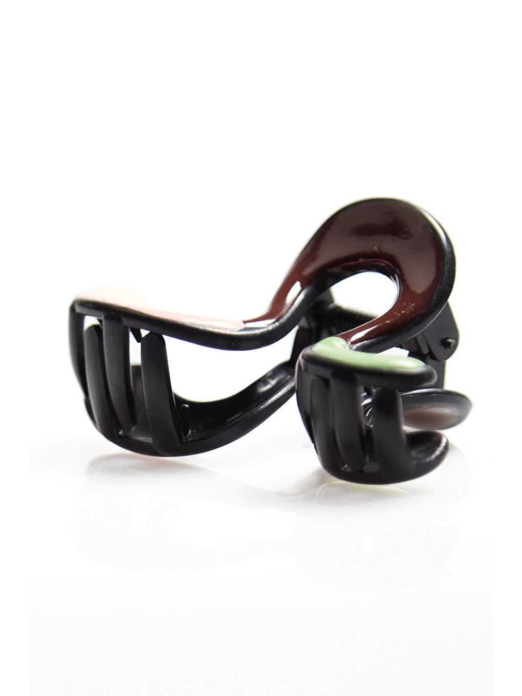 Kahverengi Figürlü Kemik Mandal Toka-2