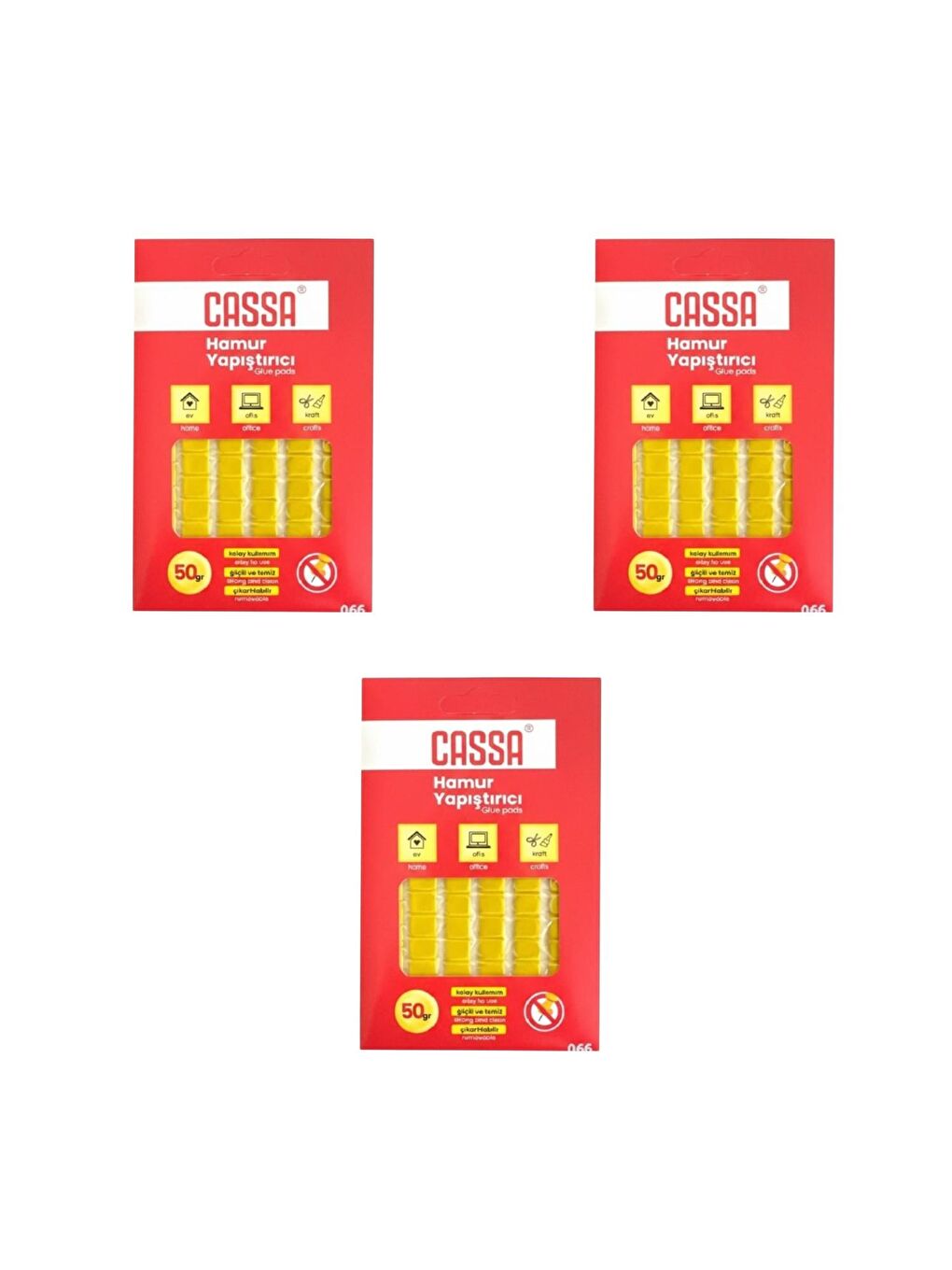 Tack-It Hamur Yapıştırıcı 50 gr Sarı (066) 3 Adet