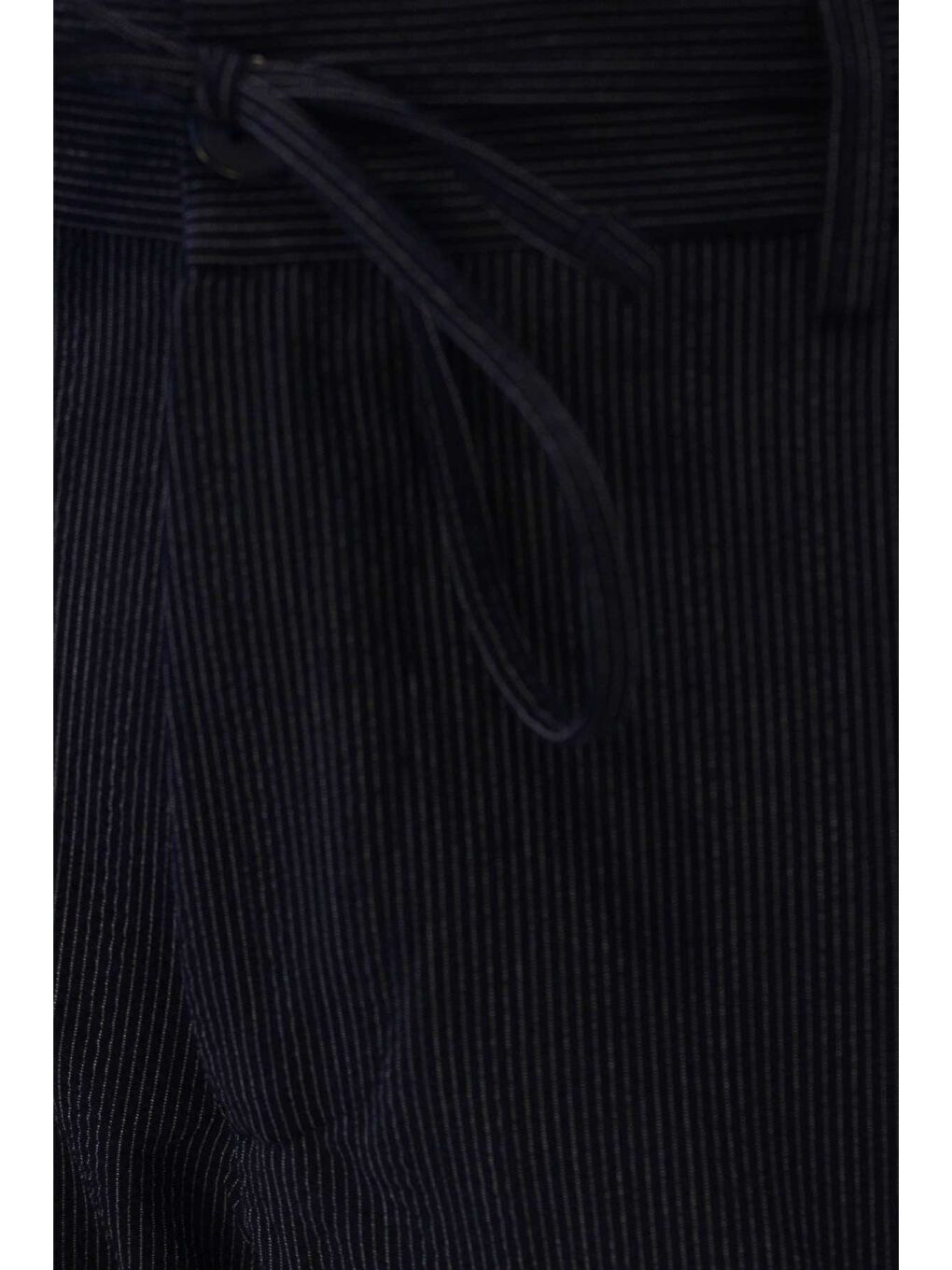 Lacivert Gri Bağcıklı Smart Casual Dynamic Fit Pantolon-1