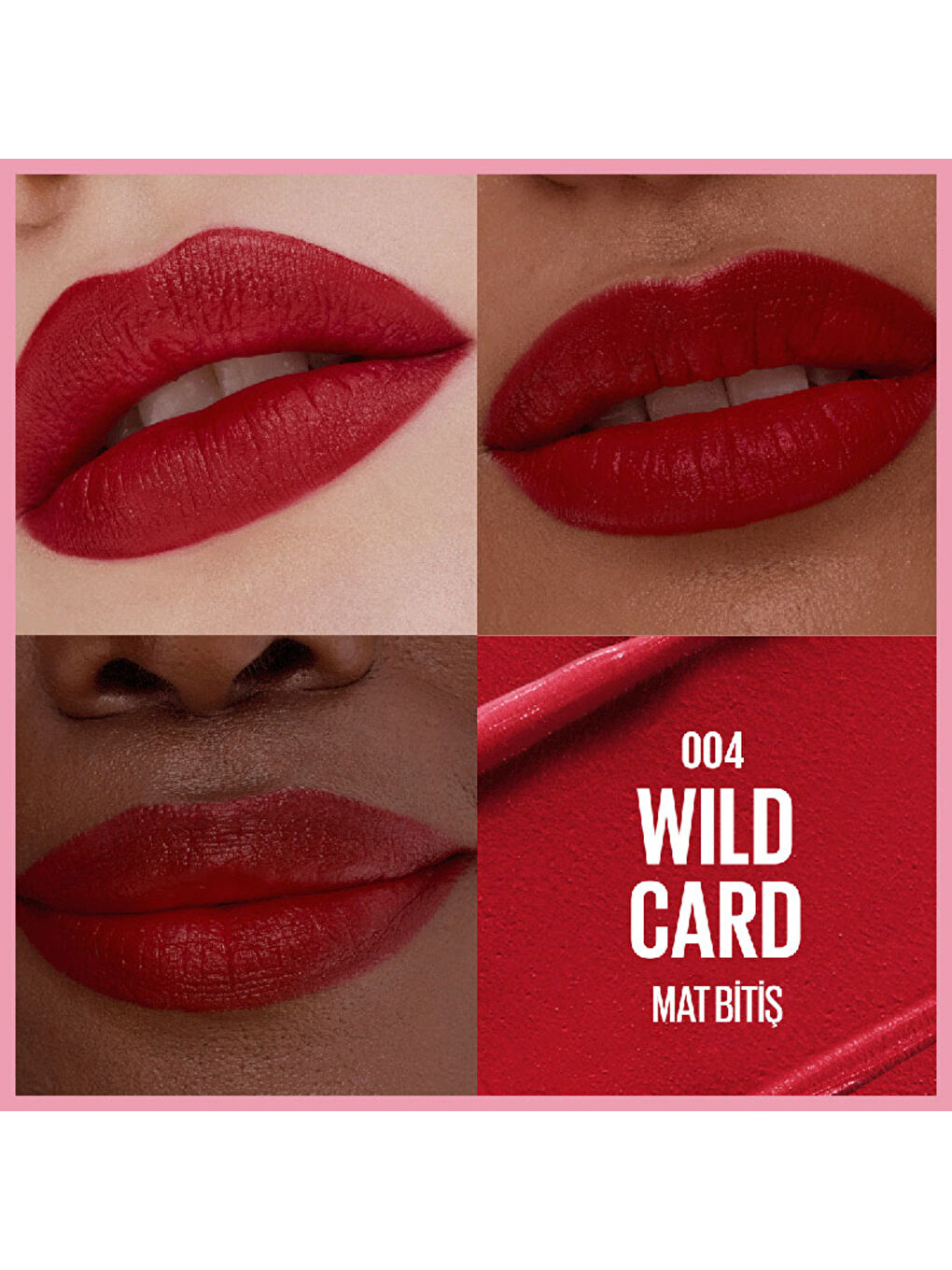 Serum Etkili Hyalüronik Asit ve Besleyici Yağ İçeren Ruj - 004 Wild Card-2