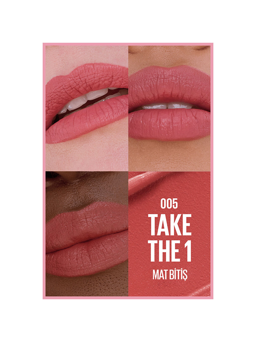 Serum Etkili Hyalüronik Asit ve Besleyici Yağ İçeren Ruj - 005 Take the 1-9