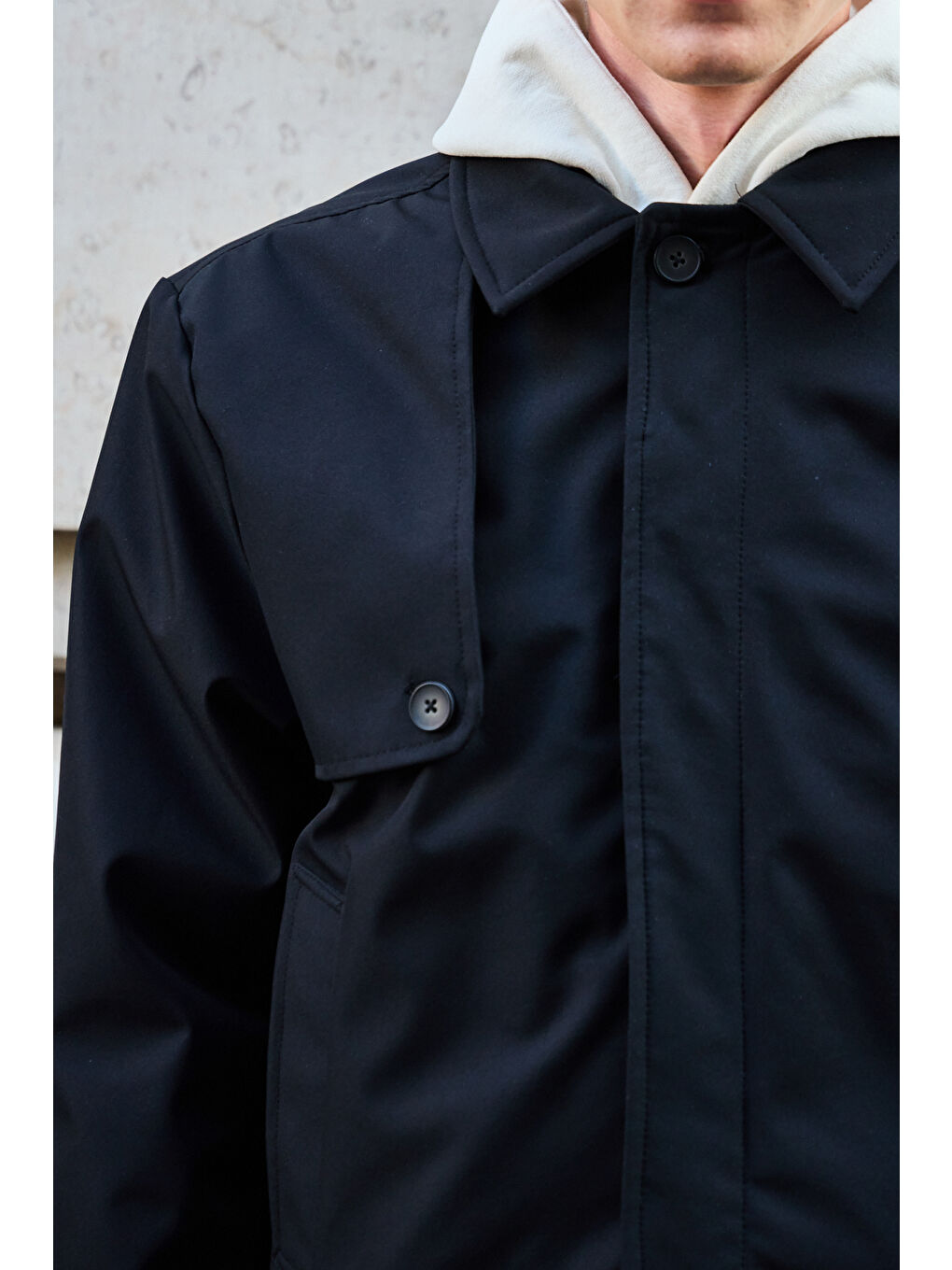 Erkek Regular Fit Ceket Siyah-2