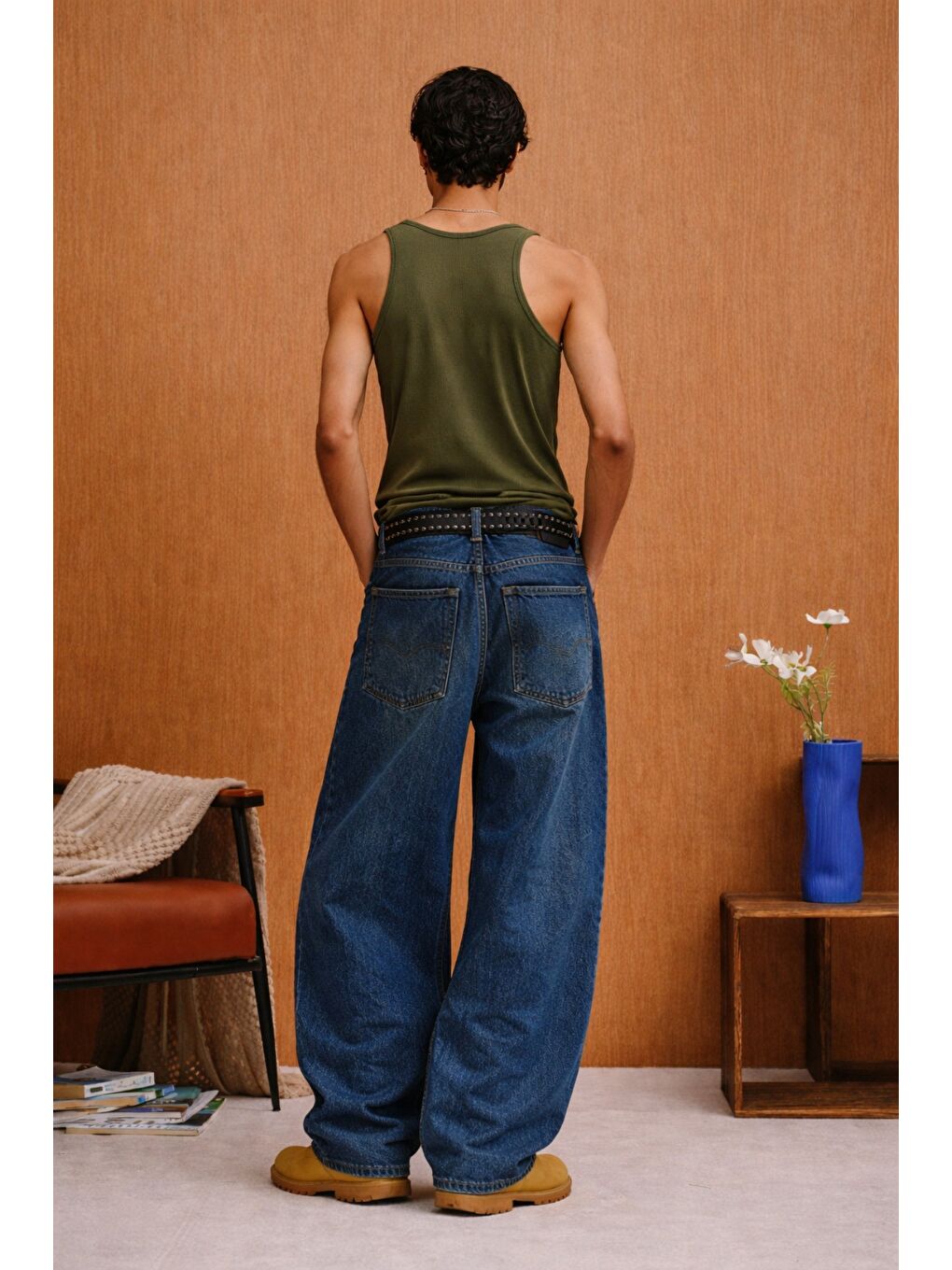 Haki %100 Pamuklu Erkek Atlet Özel Fiyat-2