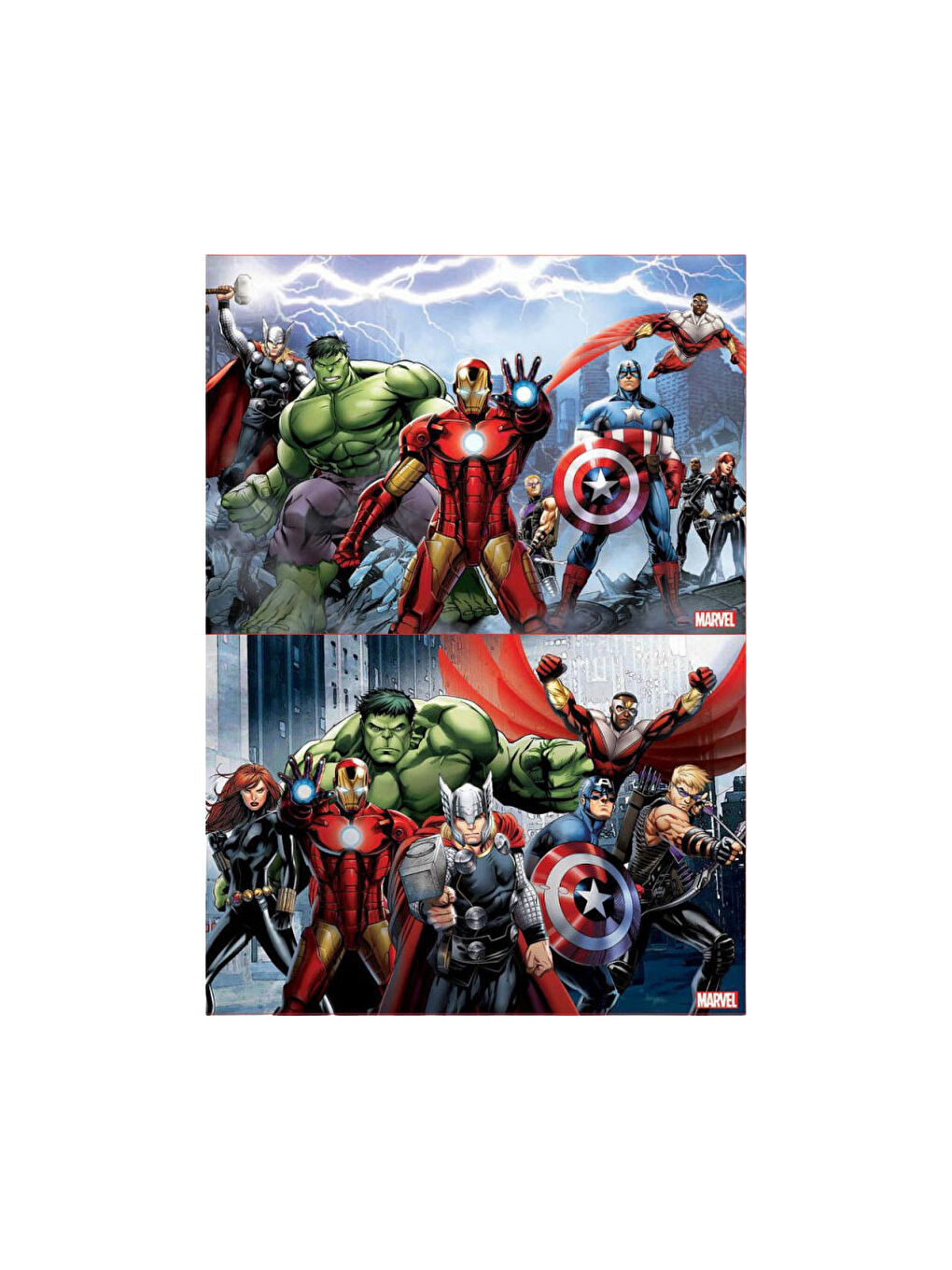 Puzzle 2X100 Marvel Avengers Yenilmezler 15771-1