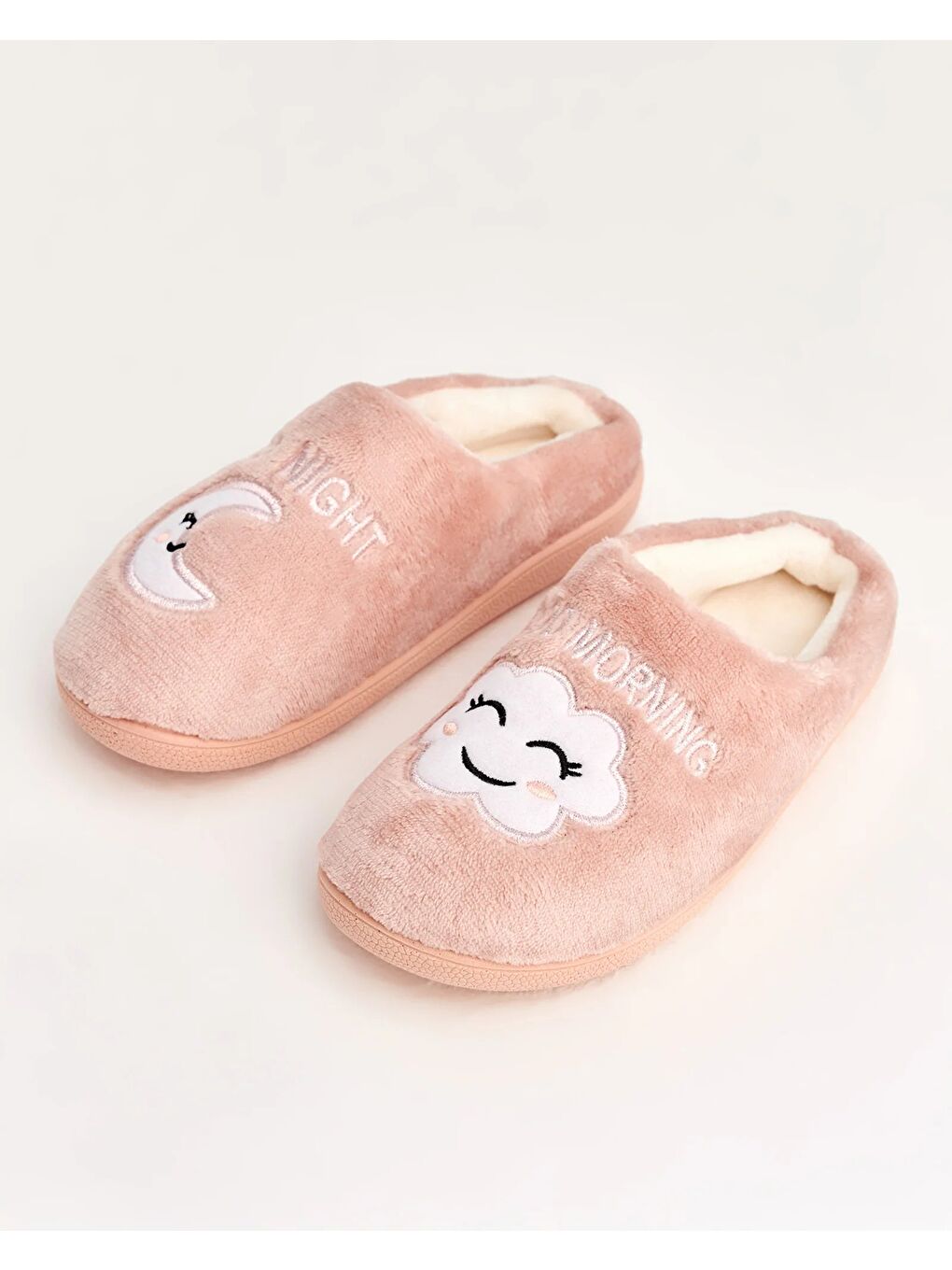 Pembe Çocuk Ev Terliği - GOOD NIGHT