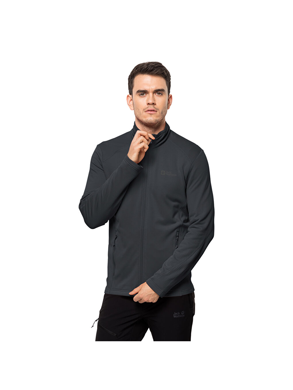 Antrasit Kolbenberg Fz Erkek Gri Fermuarlı Sweatshirt-3