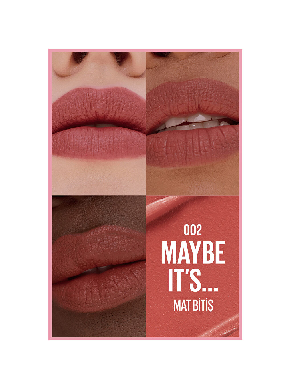 Maybelline NY Serum Etkili Hyalüronik Asit ve Besleyici Yağ İçeren Ruj - 002 Maybe It's-9