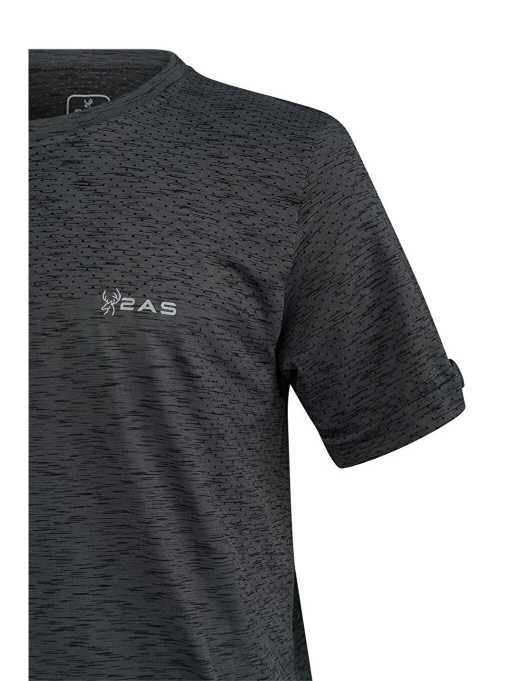 Antrasit Talent Seamless Tişört-2