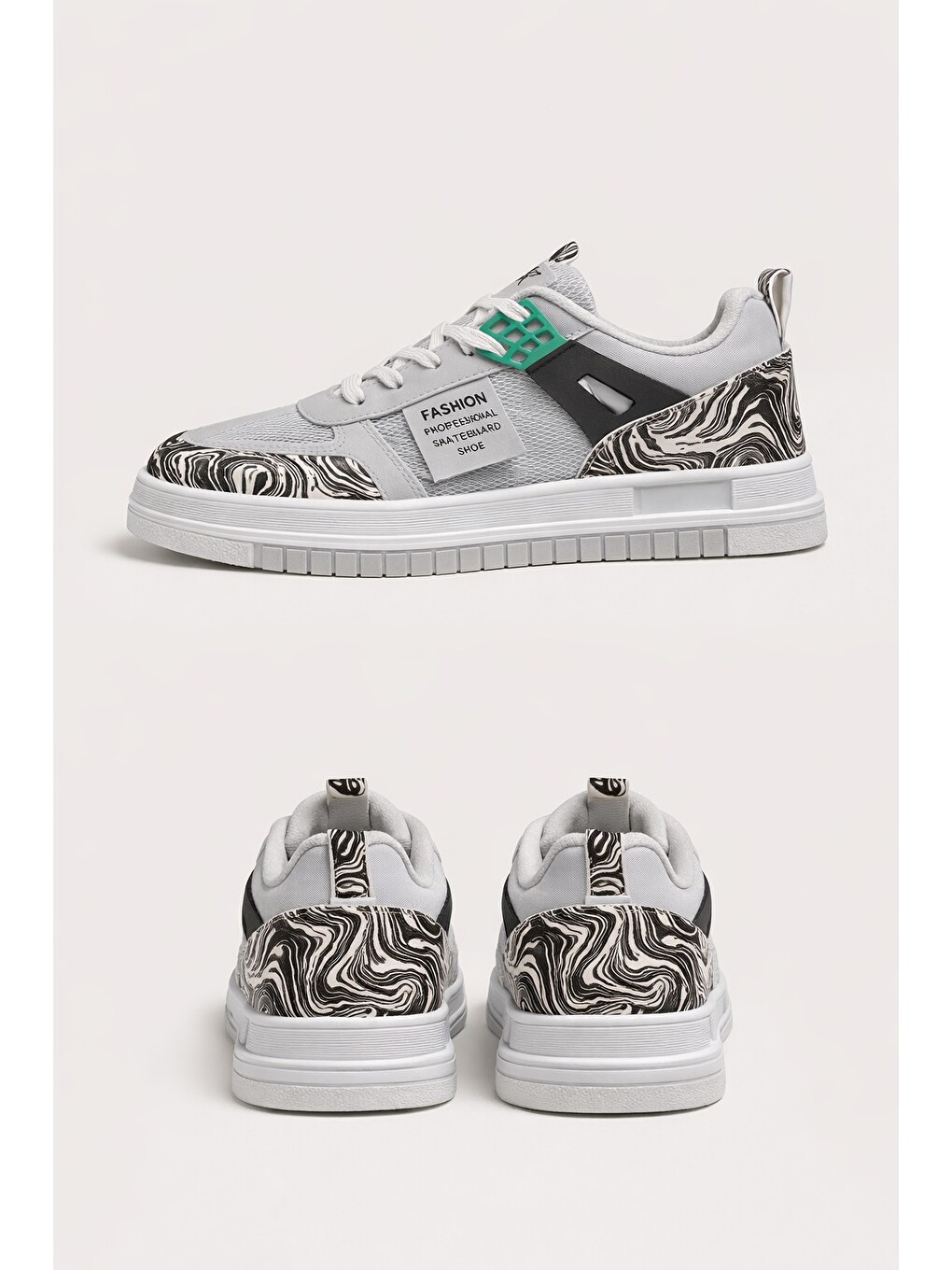 Gri 49-21 Unisex Spor Ayakkabı Günlük Casual Sneakers-1