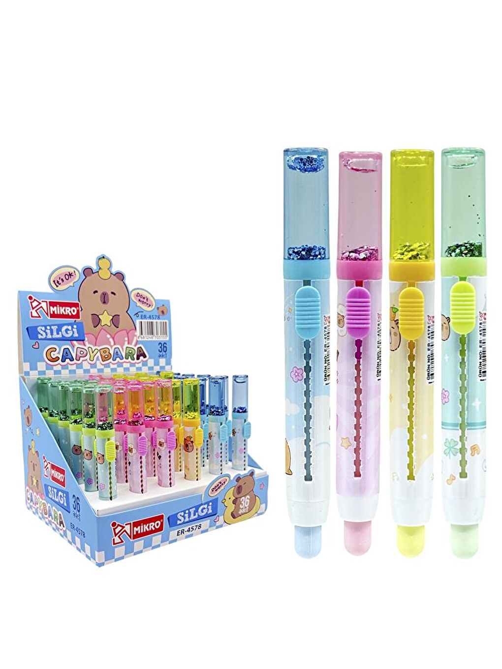 High Sürgülü Silgi Simli (ER-4578) 1 Adet-4