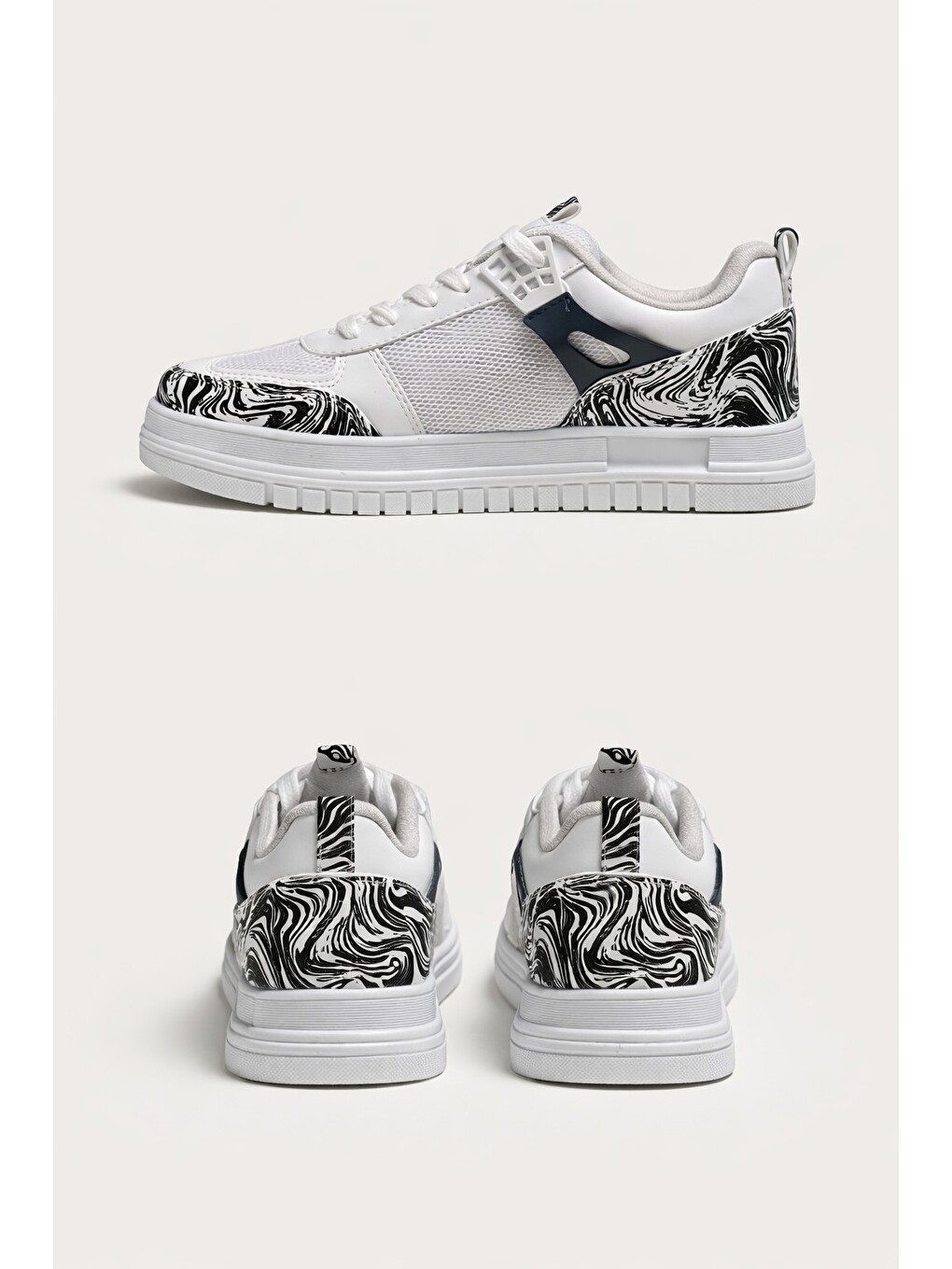 Beyaz 49-21 Unisex Spor Ayakkabı Günlük Casual Sneakers-1