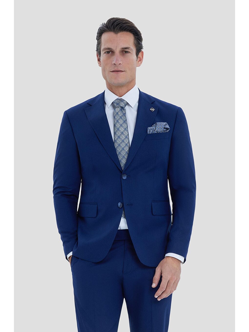 Mono Yaka Takım Elbise Lacivert