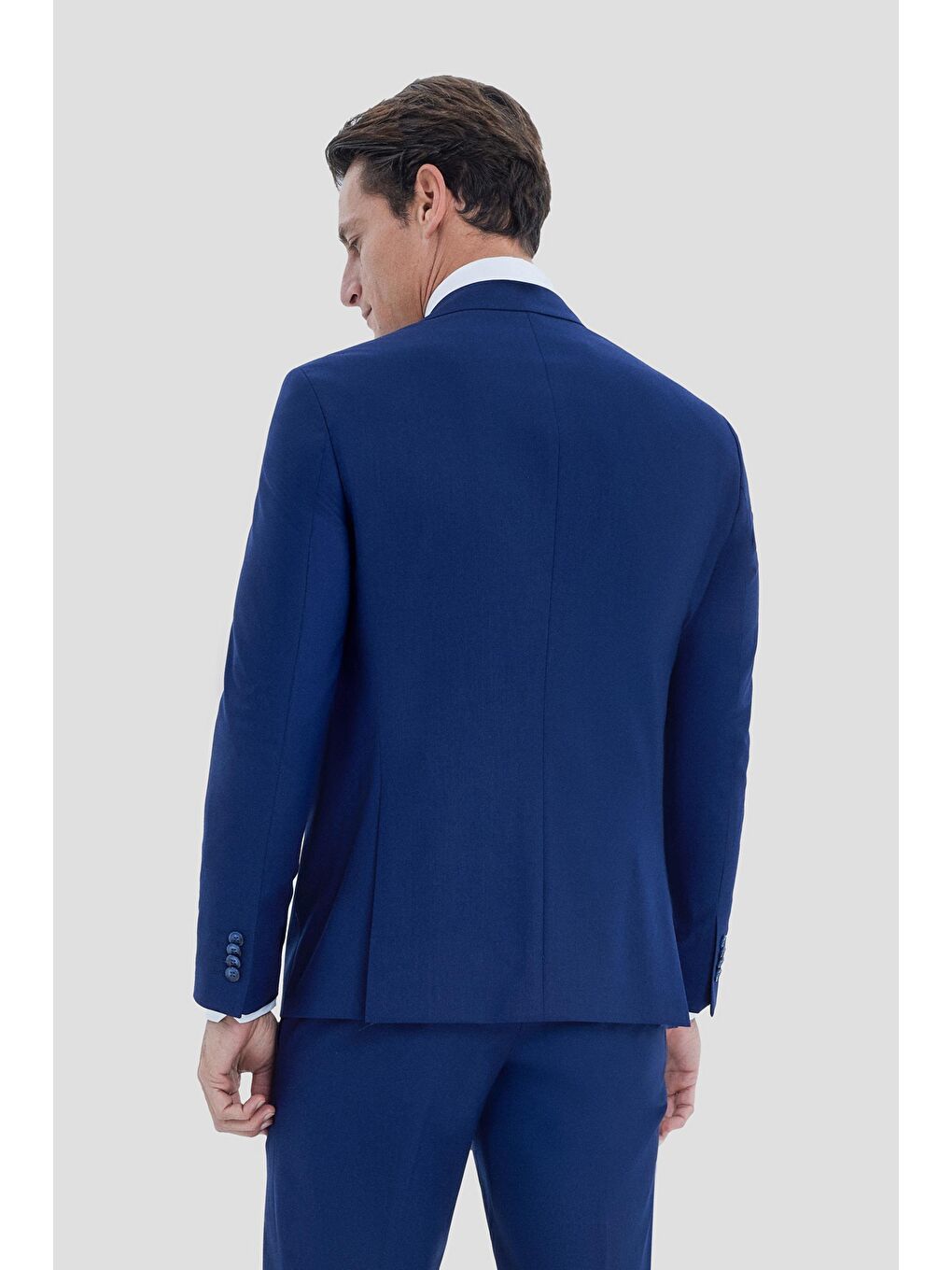 Mono Yaka Takım Elbise Lacivert-2