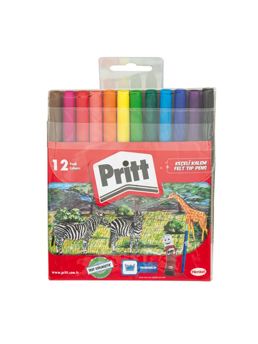 Boyama Seti Kuru Sulu Pastel Keçeli ve 43 Gr Stick Yapıştırıcı Kırtasiye Seti-3