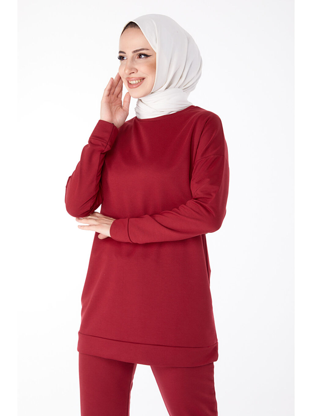 Eşofman Takımı Bordo - 27389-BORDO