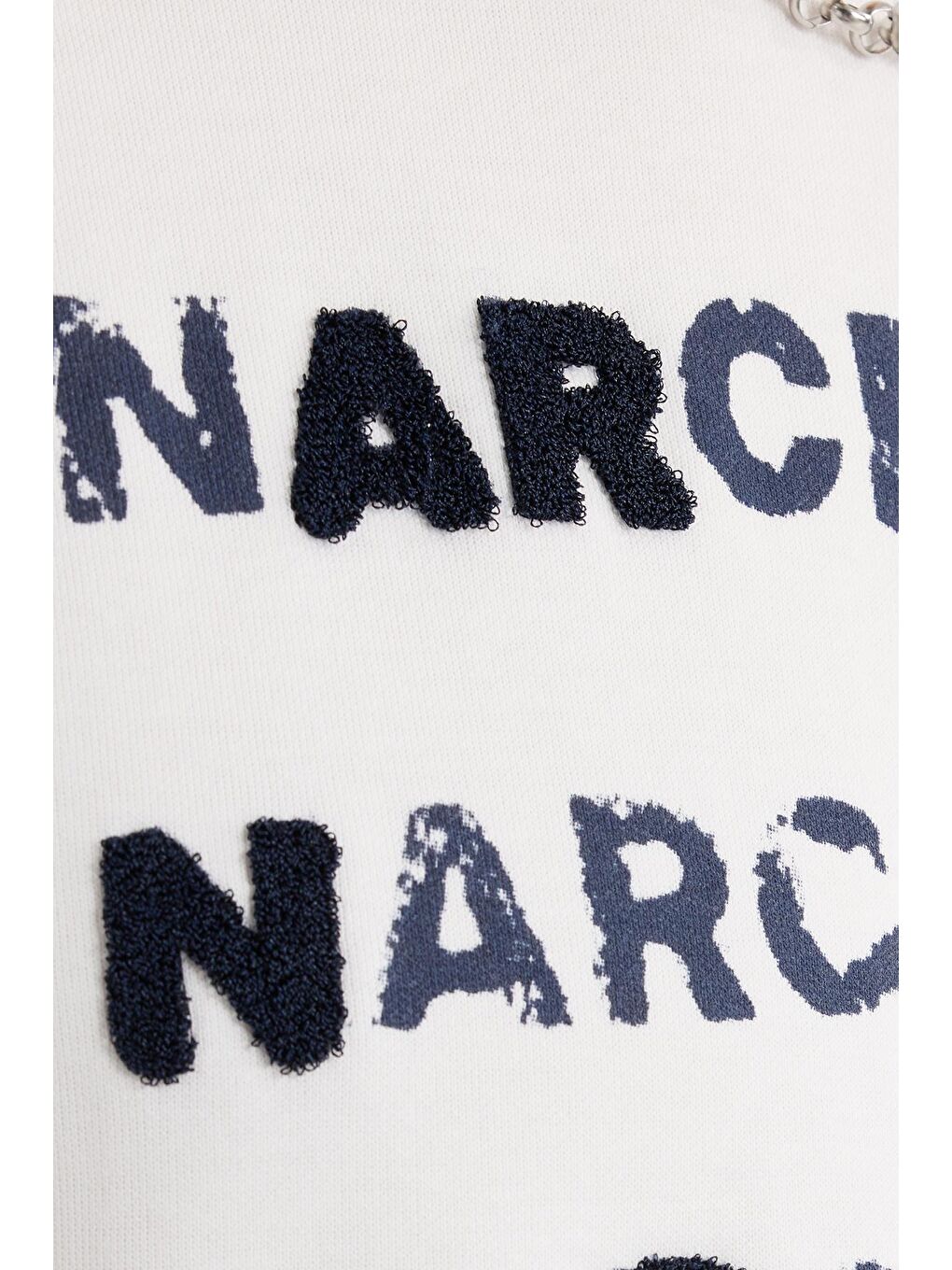 Unisex Oversize Geniş Kesim Pamuklu Yumuşak Dokulu Bisiklet Yaka İçi Polarlı Baskılı Ekru Sweatshirt-5