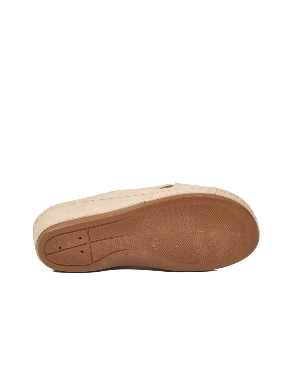 Bej Topuk Jel Destekli Anatomik Kadın Terlik 09-063 Z-4