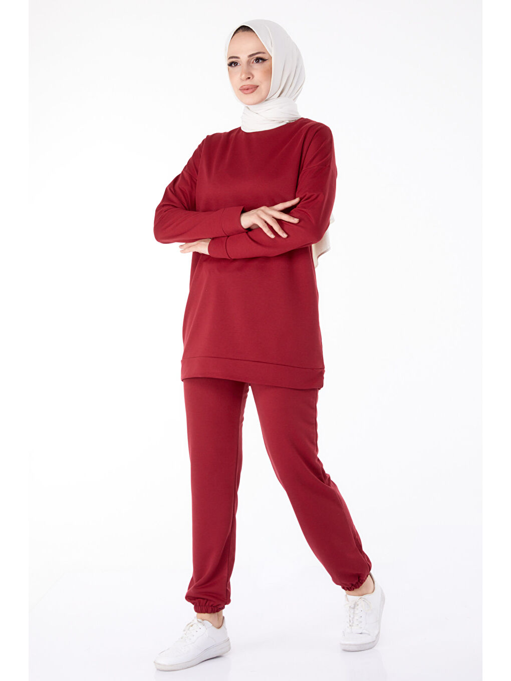 Eşofman Takımı Bordo - 27389-BORDO-4