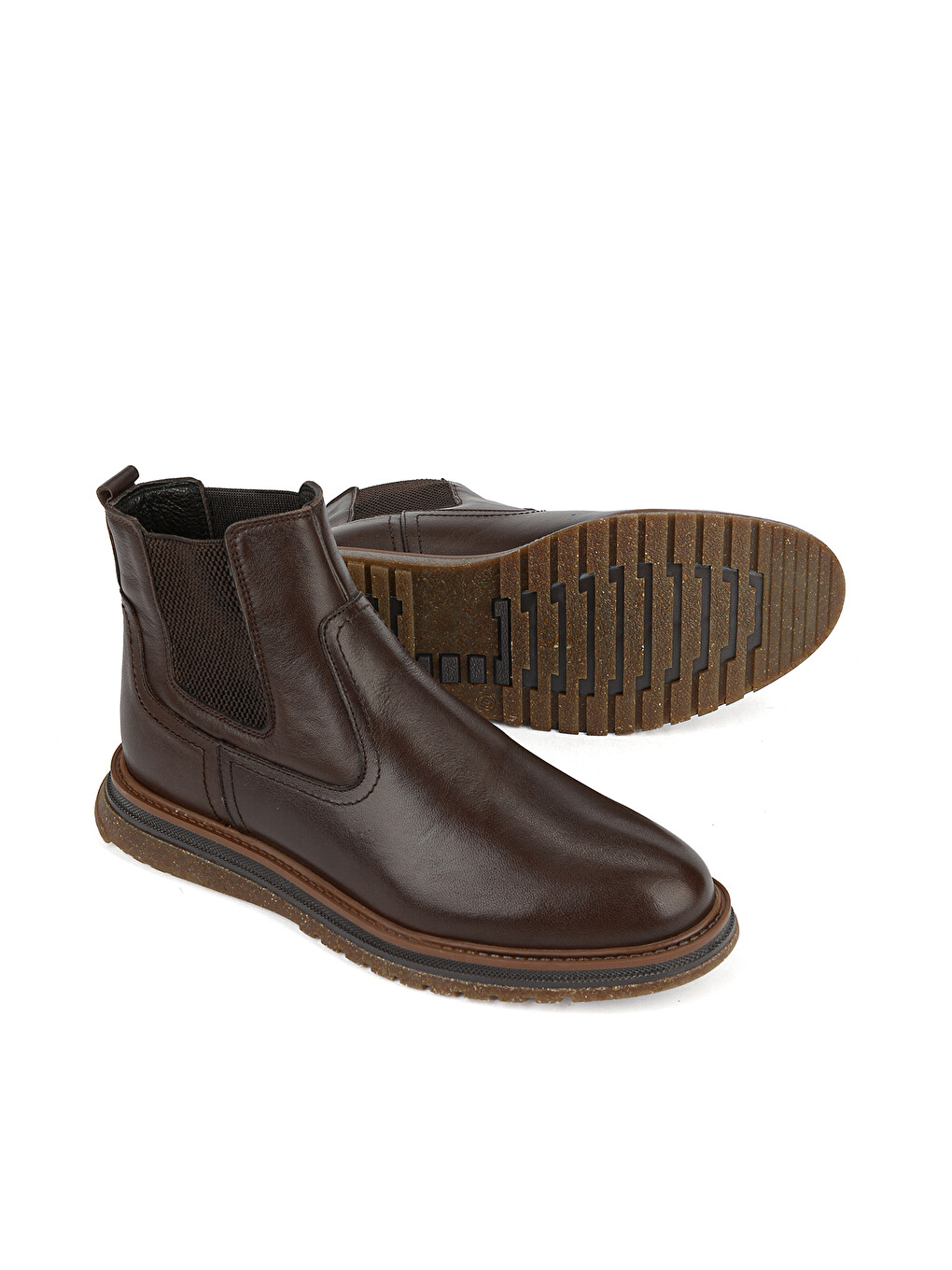 Kahverengi Erkek Hakiki Deri Boots 1631002z3145 Kahve-1