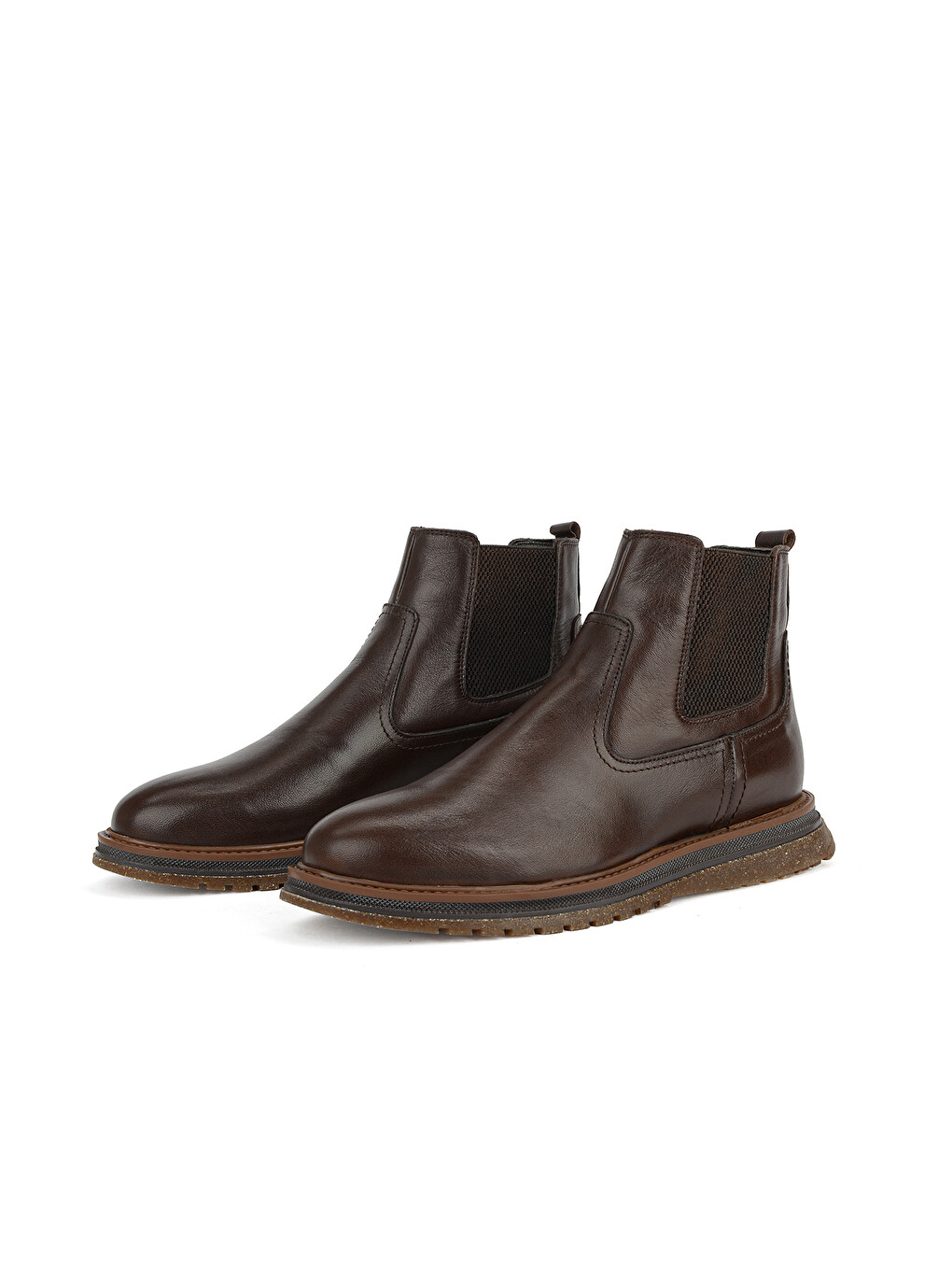 Kahverengi Erkek Hakiki Deri Boots 1631002z3145 Kahve-2