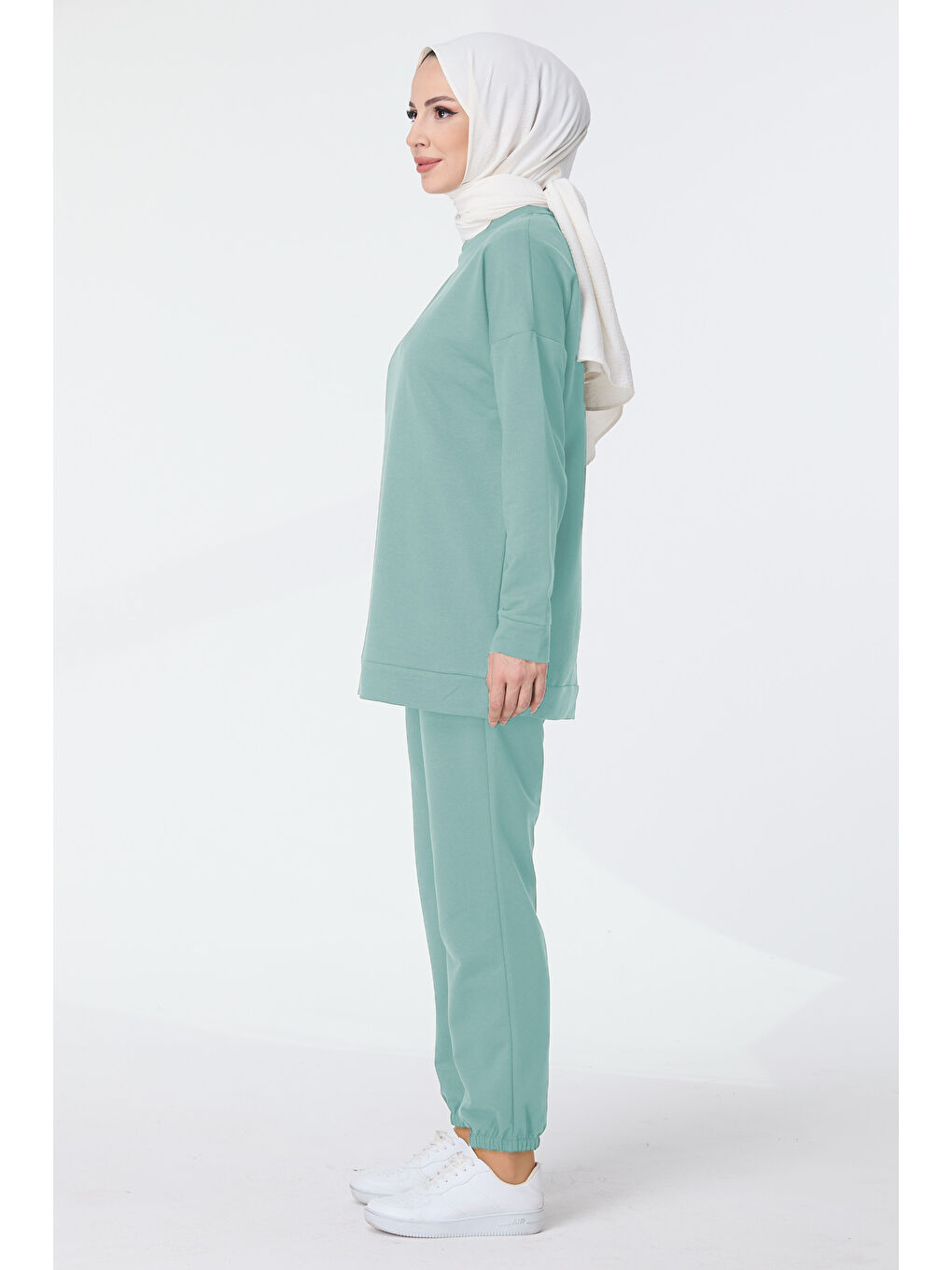 Yeşil Eşofman Takımı Mint - 27389-MINT-3