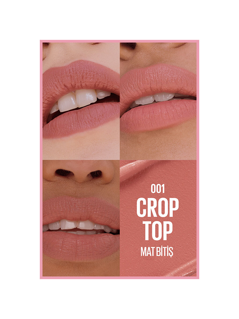 Maybelline NY Serum Etkili Hyalüronik Asit ve Besleyici Yağ İçeren Ruj - 001 Crop Top-9