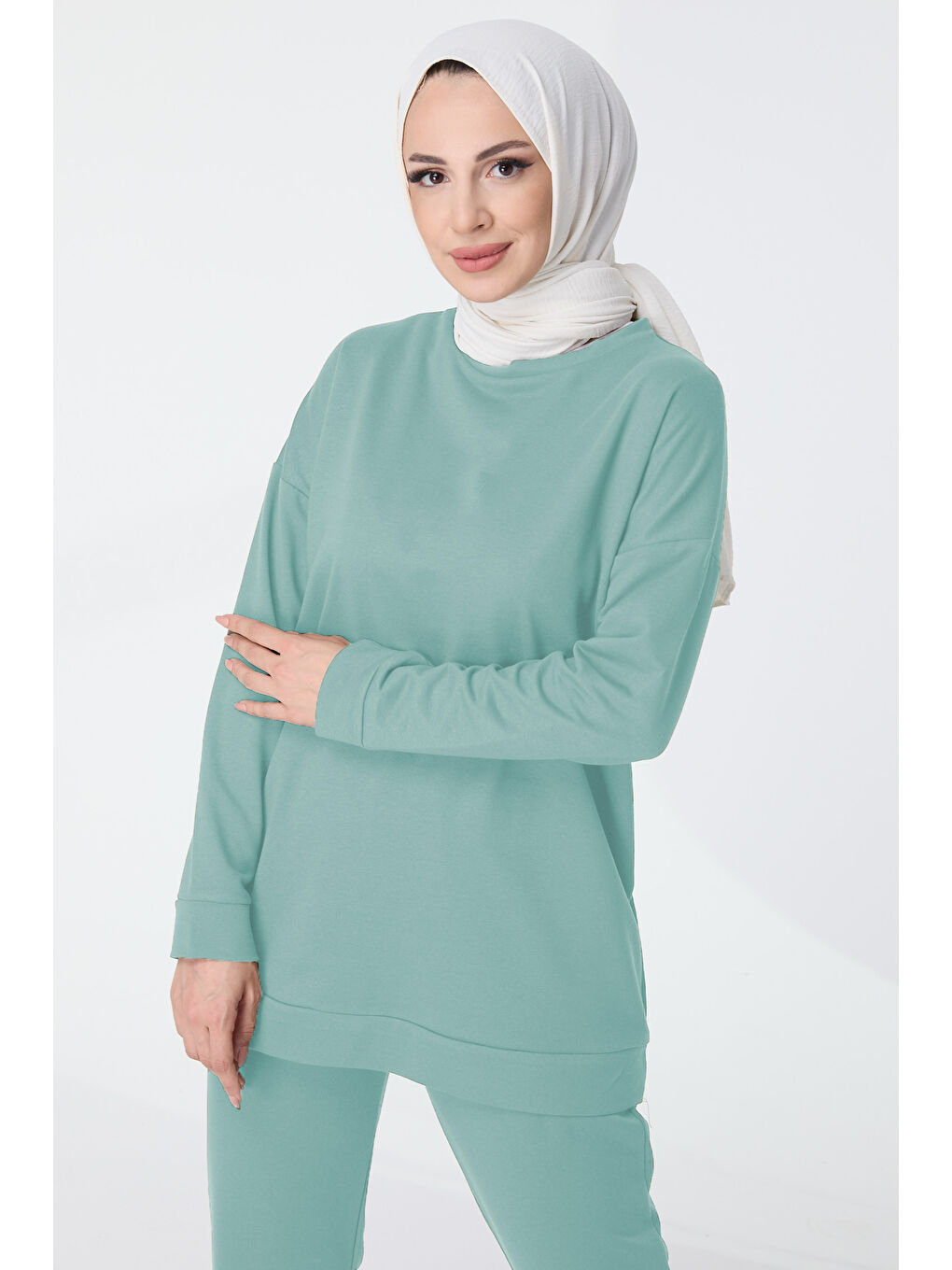 Yeşil Eşofman Takımı Mint - 27389-MINT-4