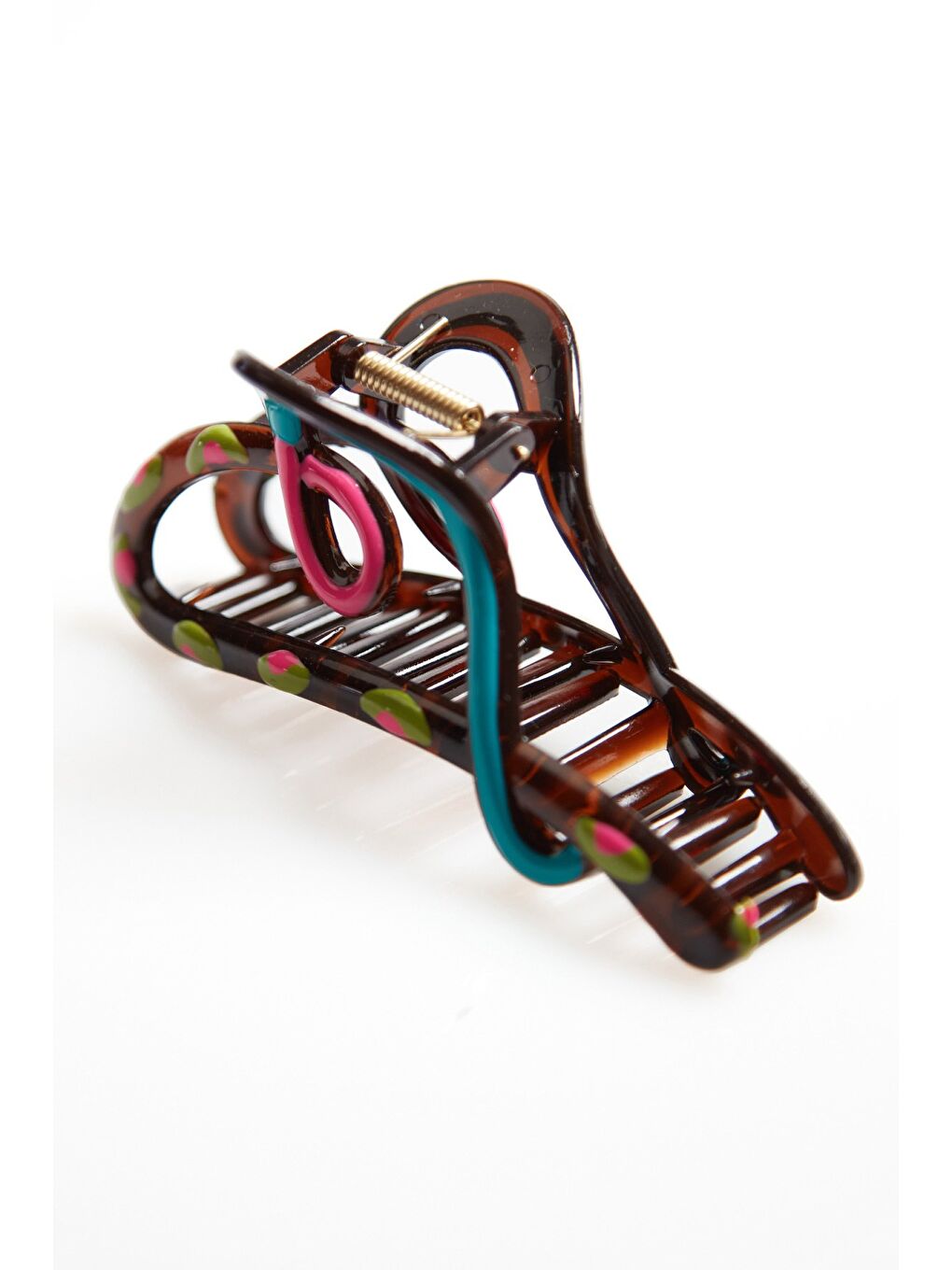 Karışık Figürlü Kemik Mandal Toka-1